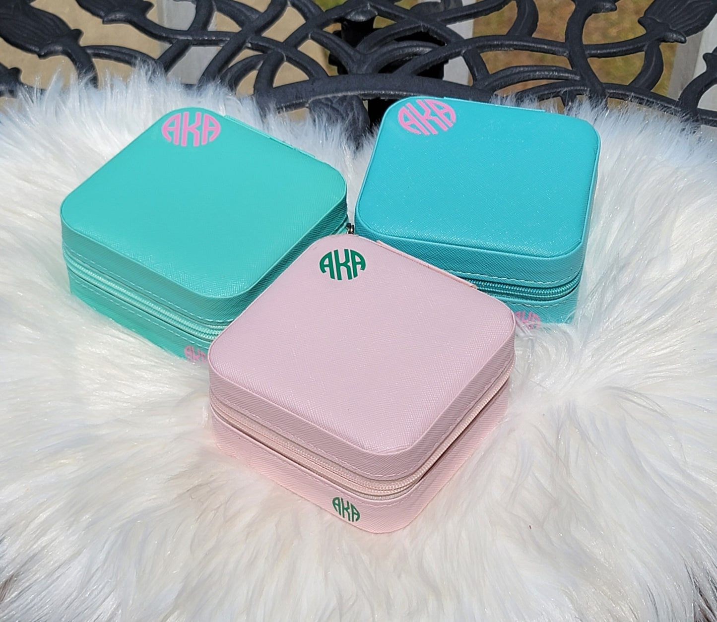 Small Alpha Kappa Alpha Jewelry Boxes Best For Traveling
