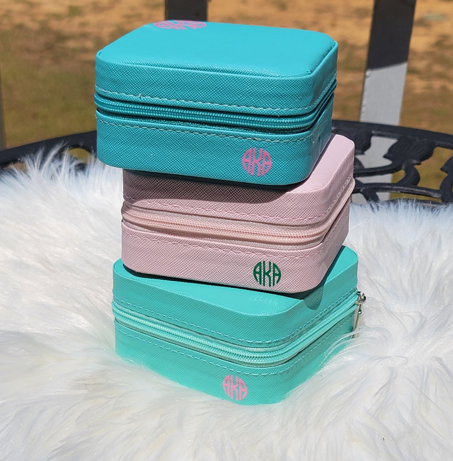 Small Alpha Kappa Alpha Jewelry Boxes Best For Traveling