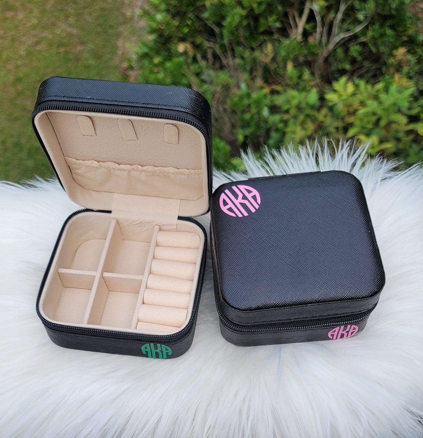 Small Alpha Kappa Alpha Jewelry Boxes Best For Traveling