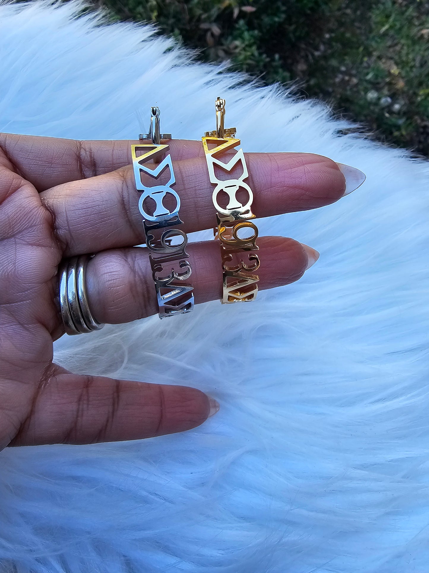 Delta Sigma Theta Greek Letter 1913 Sorority Earrings