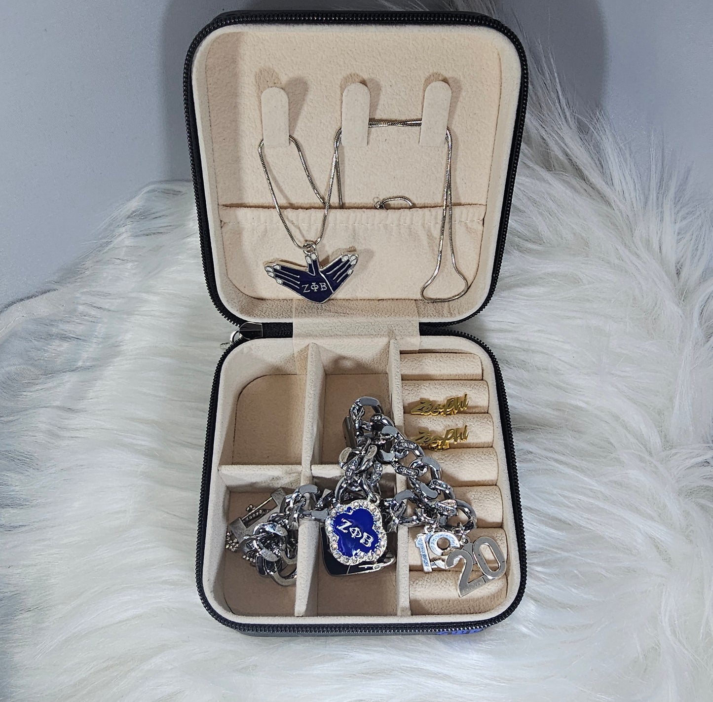 Zeta Phi Beta Jewelry Boxes Great For Traveling