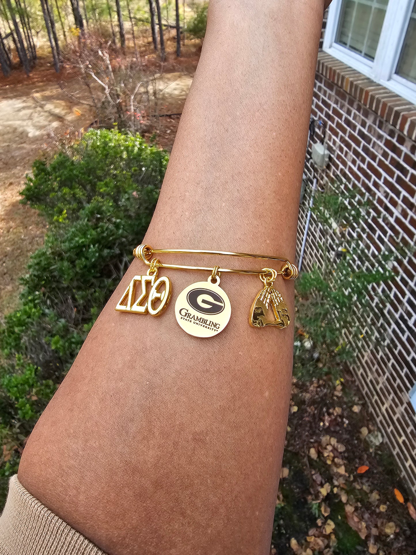 Grambling State University Bracelet Available In Gold and Silver