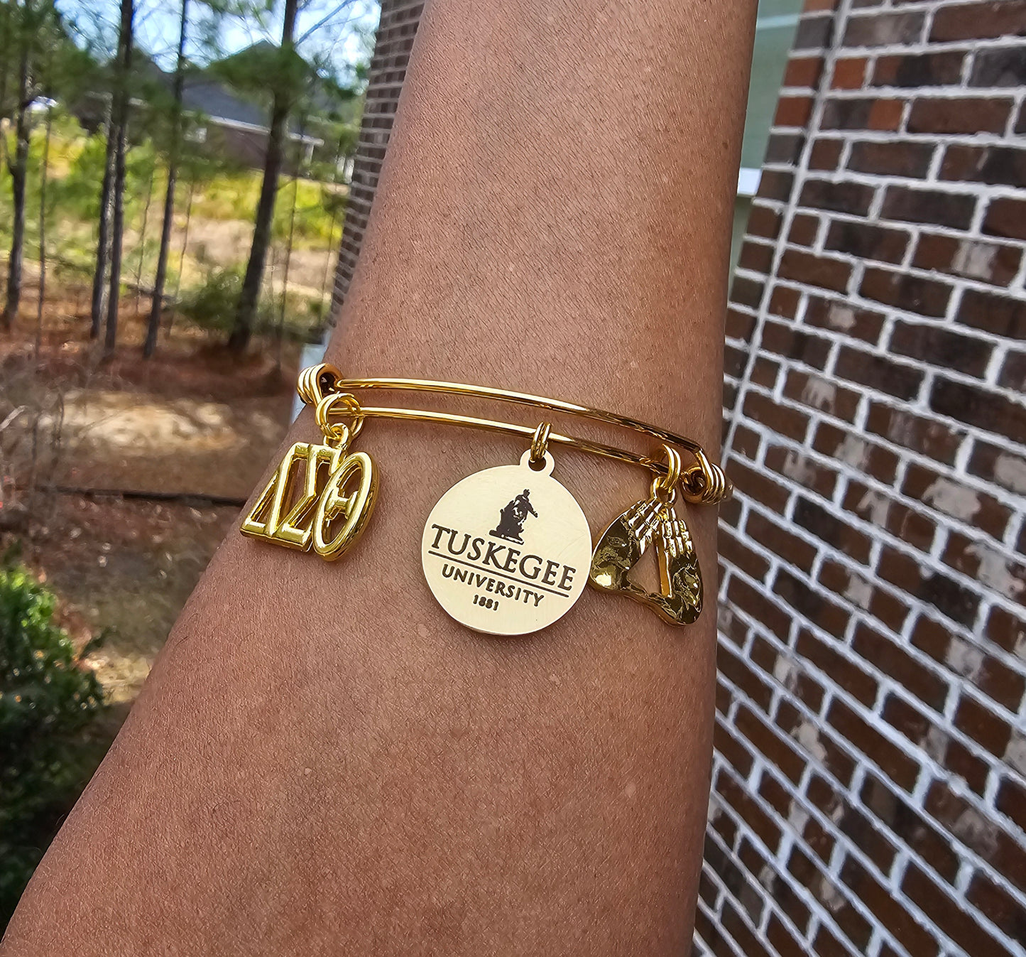 Tuskeegee University Bracelet Available In Gold and Silver