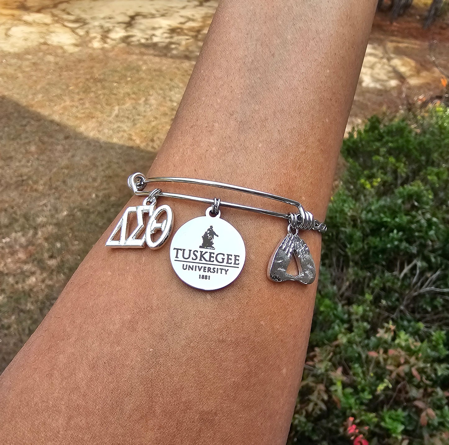 Tuskeegee University Bracelet Available In Gold and Silver