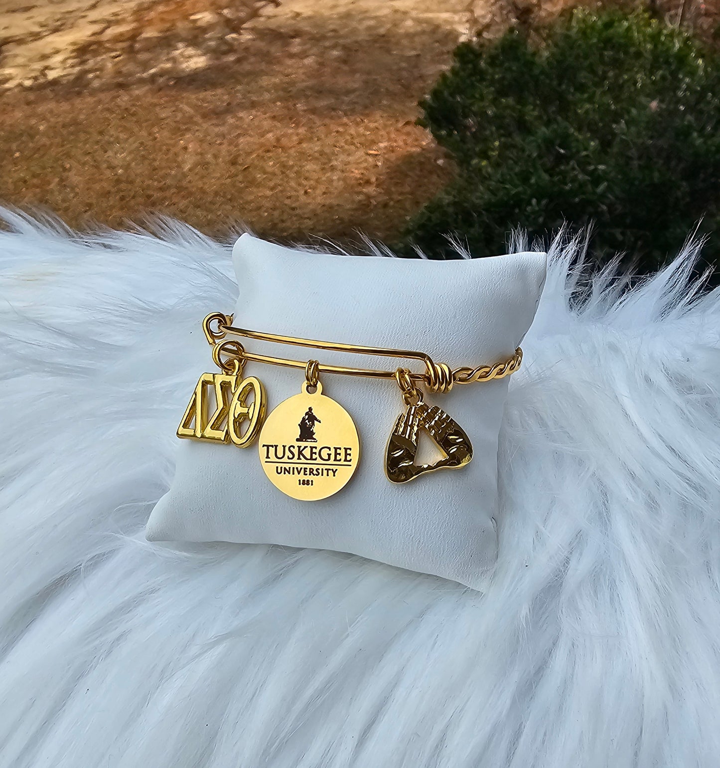 Tuskeegee University Bracelet Available In Gold and Silver