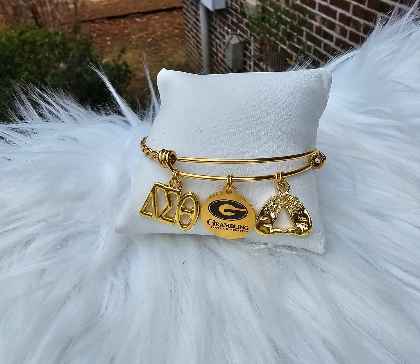 Grambling State University Bracelet Available In Gold and Silver