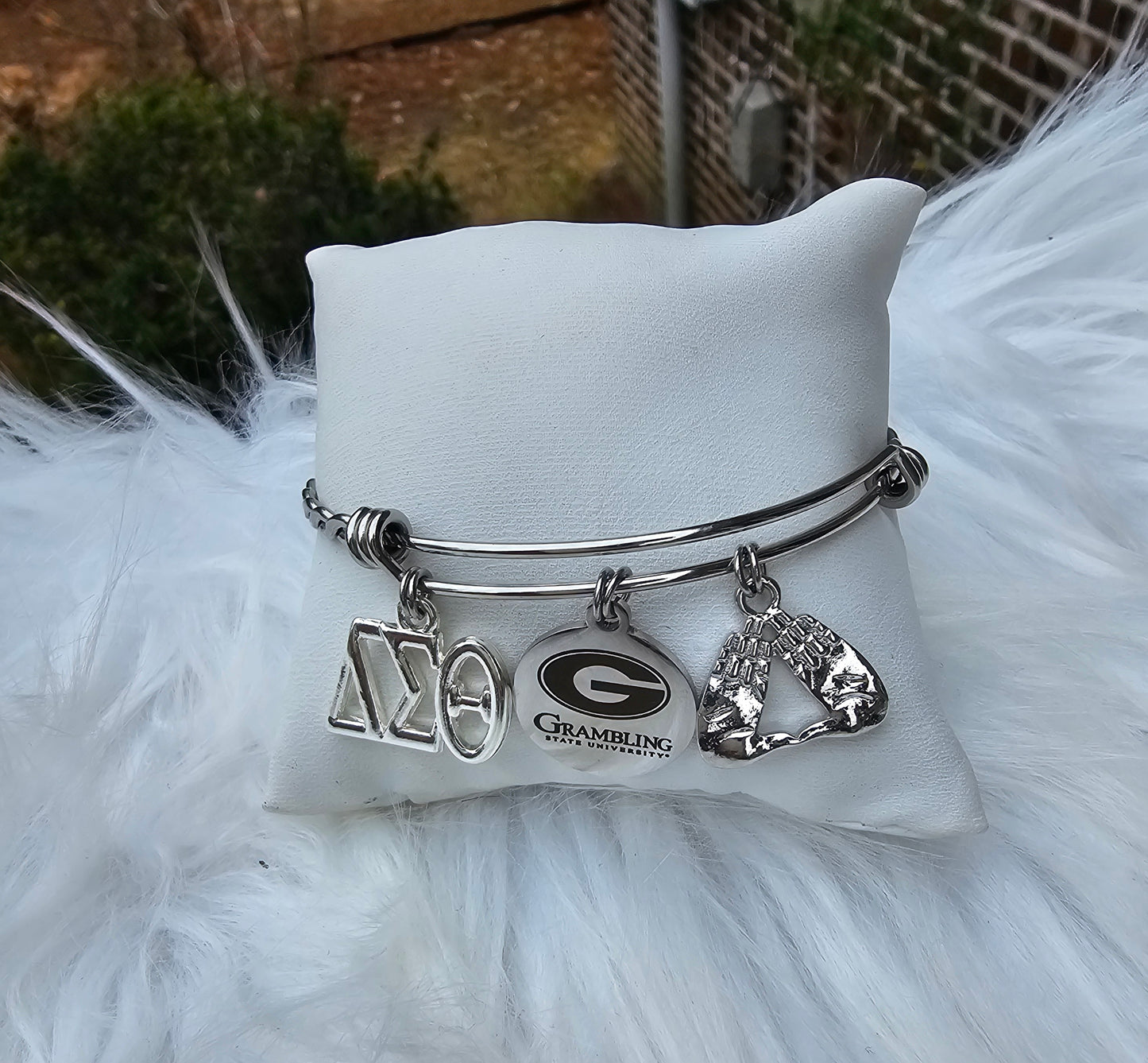Grambling State University Bracelet Available In Gold and Silver