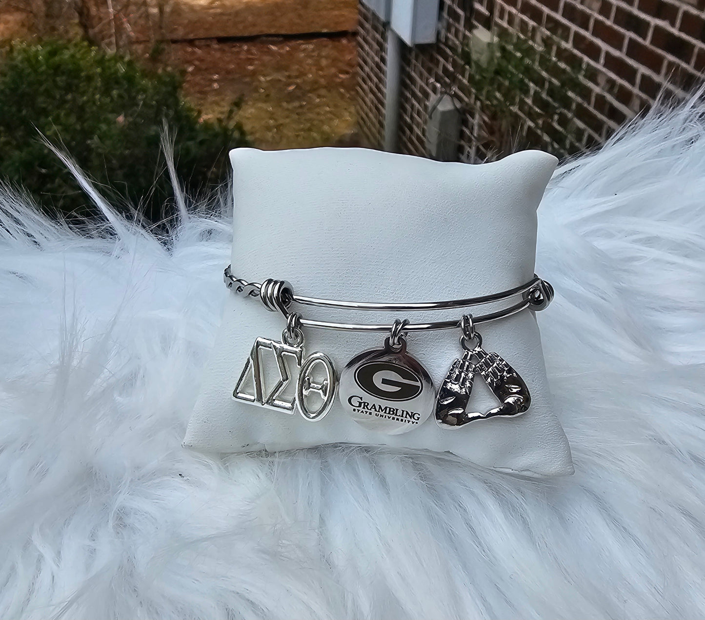 Grambling State University Bracelet Available In Gold and Silver