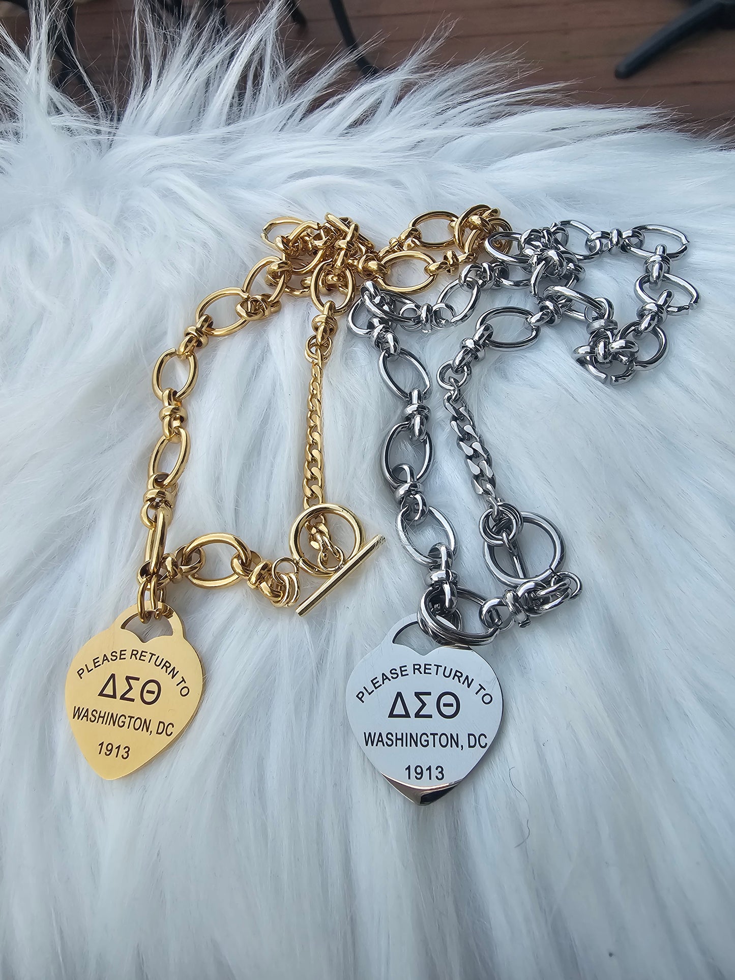 Bulk Customized Tiffany Inspired Necklaces Available In Gold & Silver