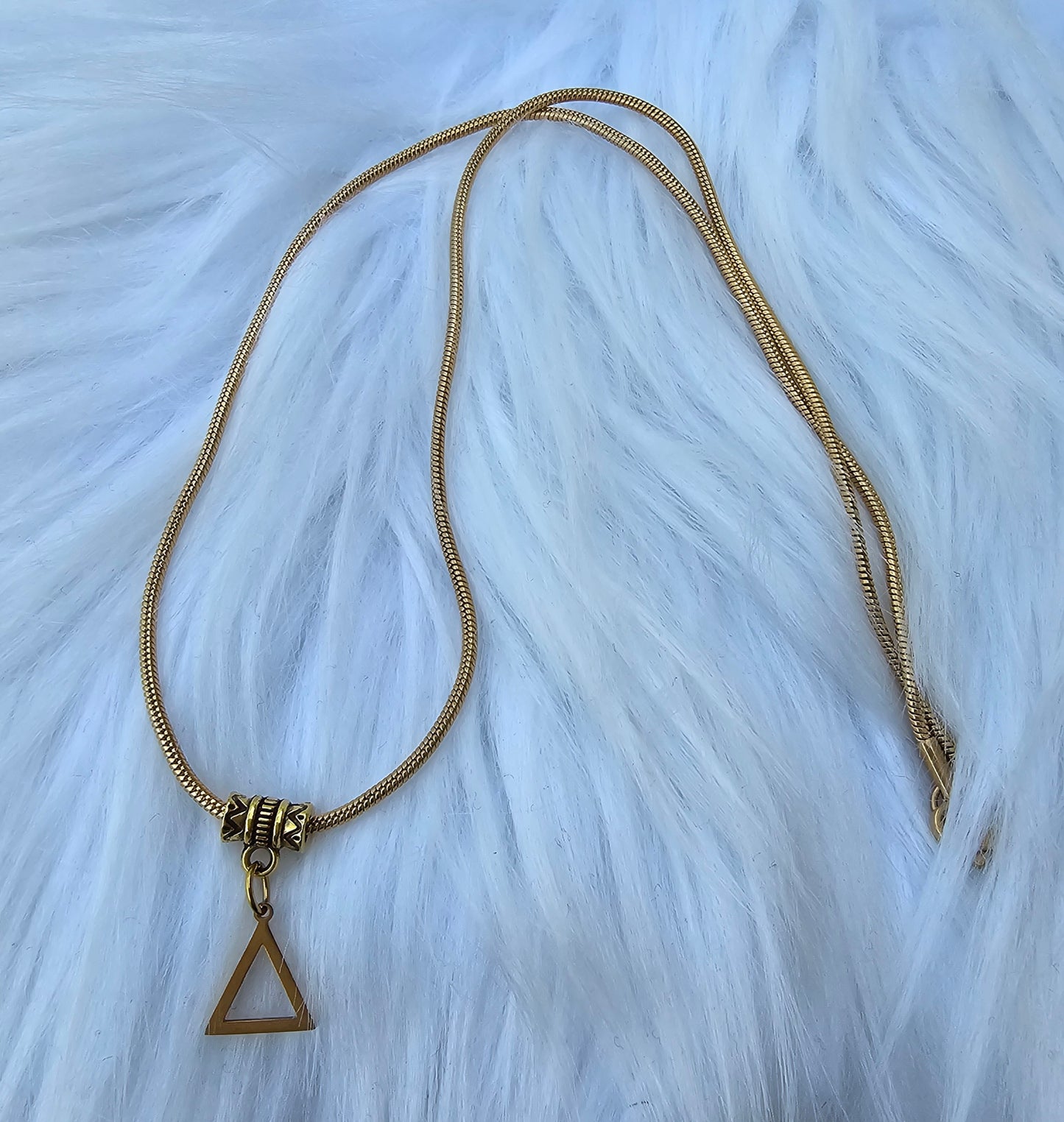 Delta Sigma Theta Sorority Necklace Available in Silver and Gold
