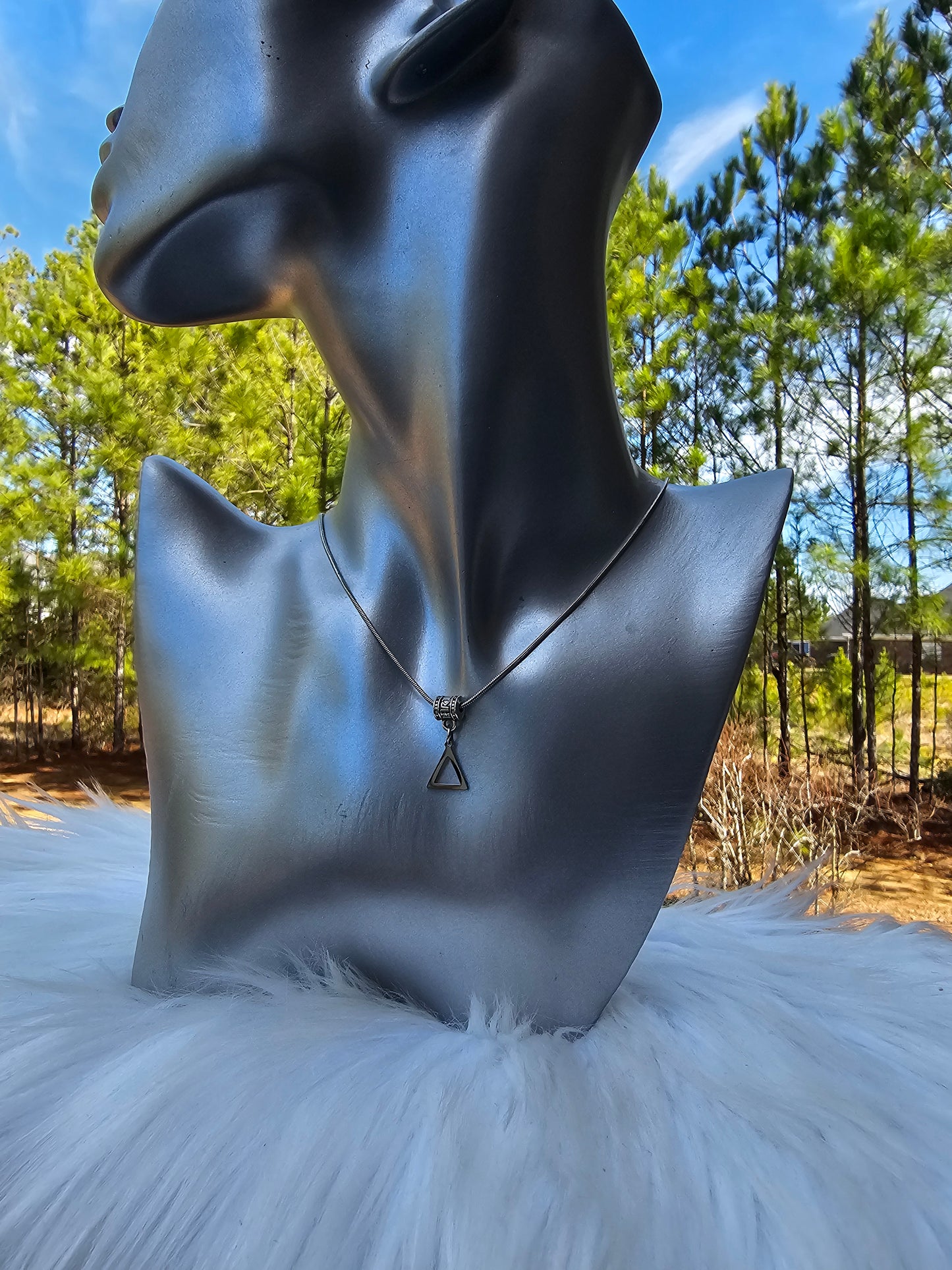 Delta Sigma Theta Sorority Necklace Available in Silver and Gold