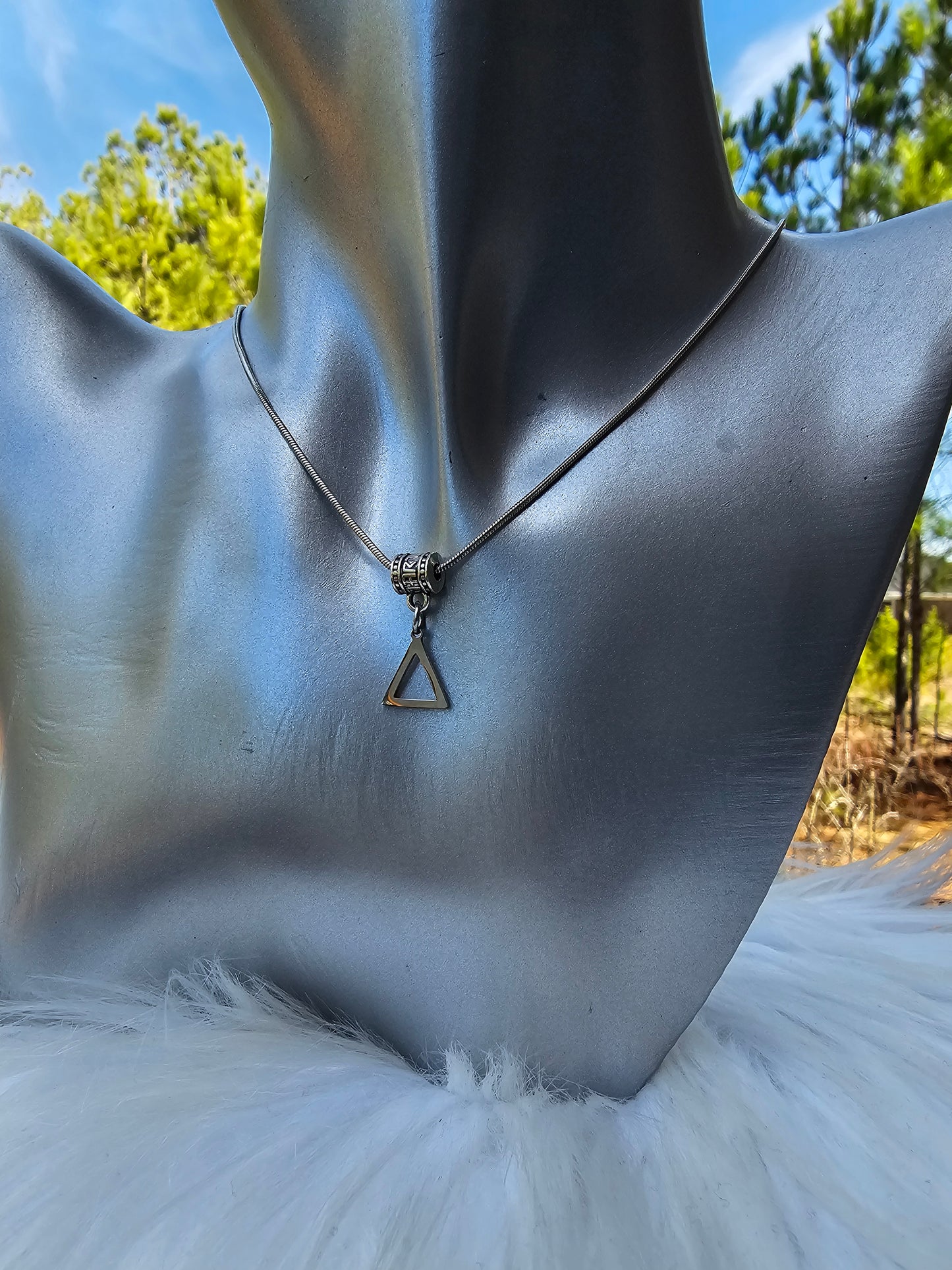 Delta Sigma Theta Sorority Necklace Available in Silver and Gold