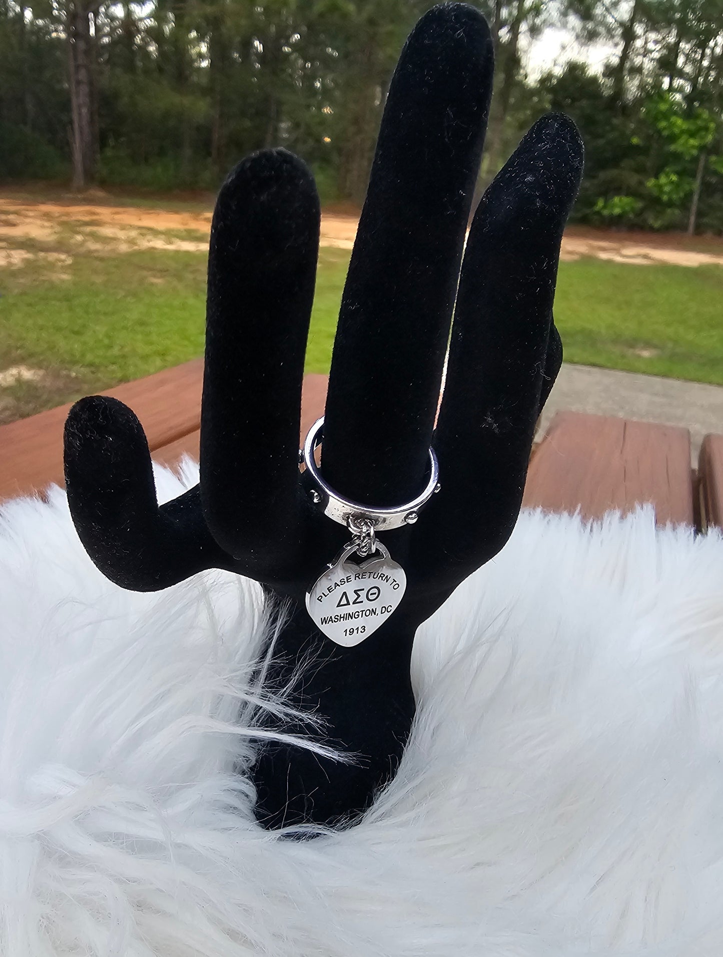 Delta Sigma Theta Adjustable Ring - DST Ring - Delta Ring - Sorority Jewelry - 1913 Ring - Sorority Ring