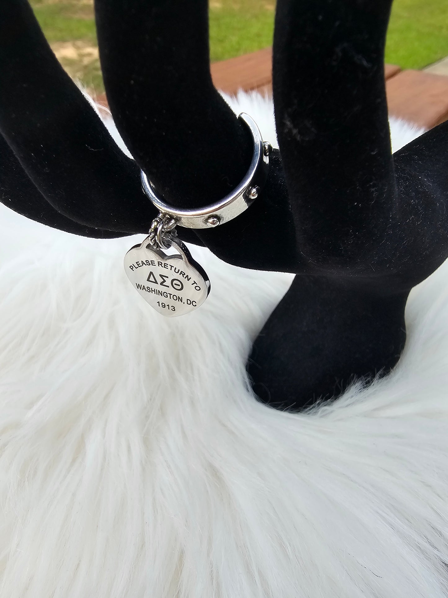 Delta Sigma Theta Adjustable Ring - DST Ring - Delta Ring - Sorority Jewelry - 1913 Ring - Sorority Ring