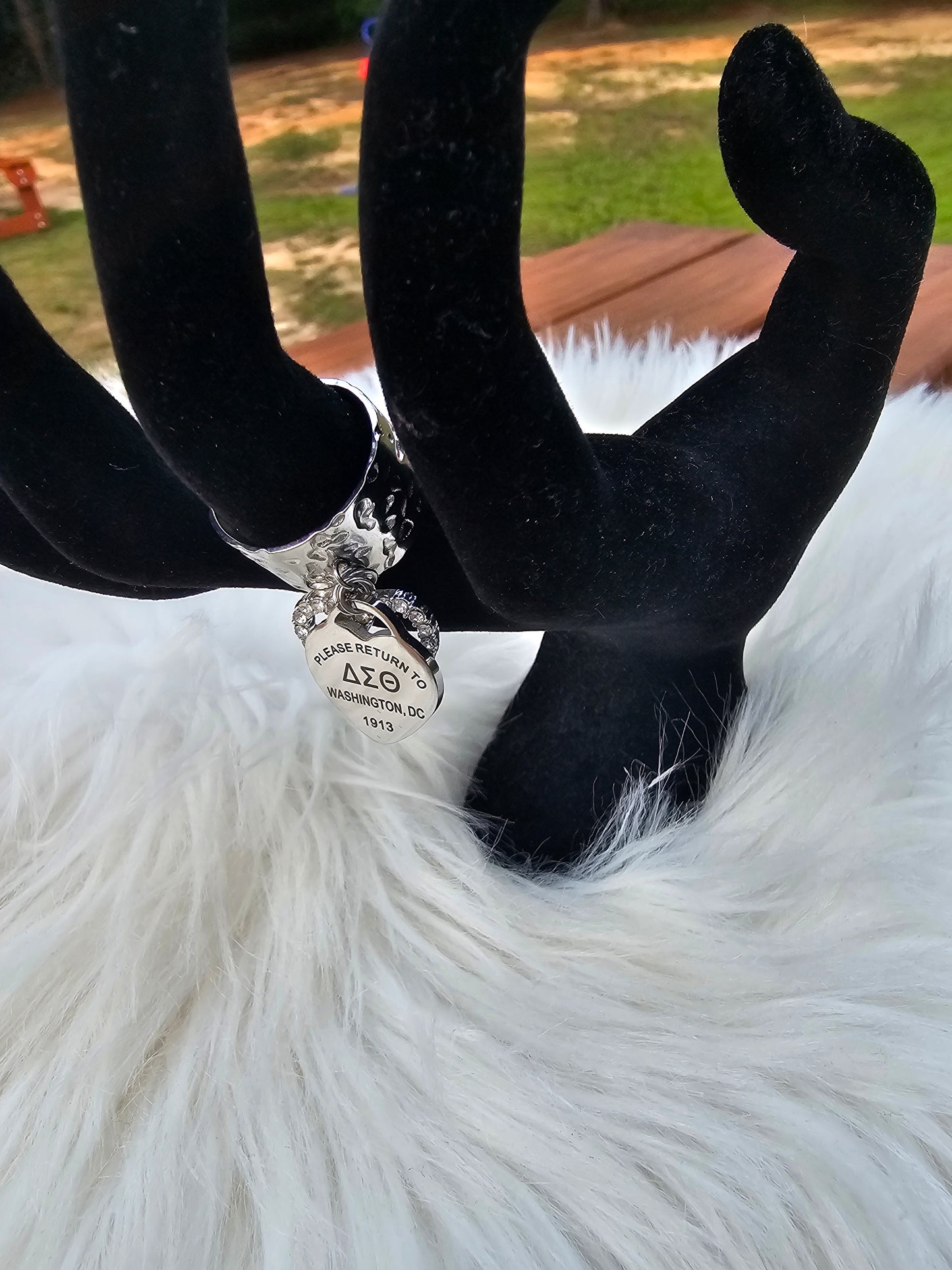 Delta Sigma Theta Adjustable Ring - DST Ring - Delta Ring - Sorority Jewelry - 1913 Ring - Sorority Ring