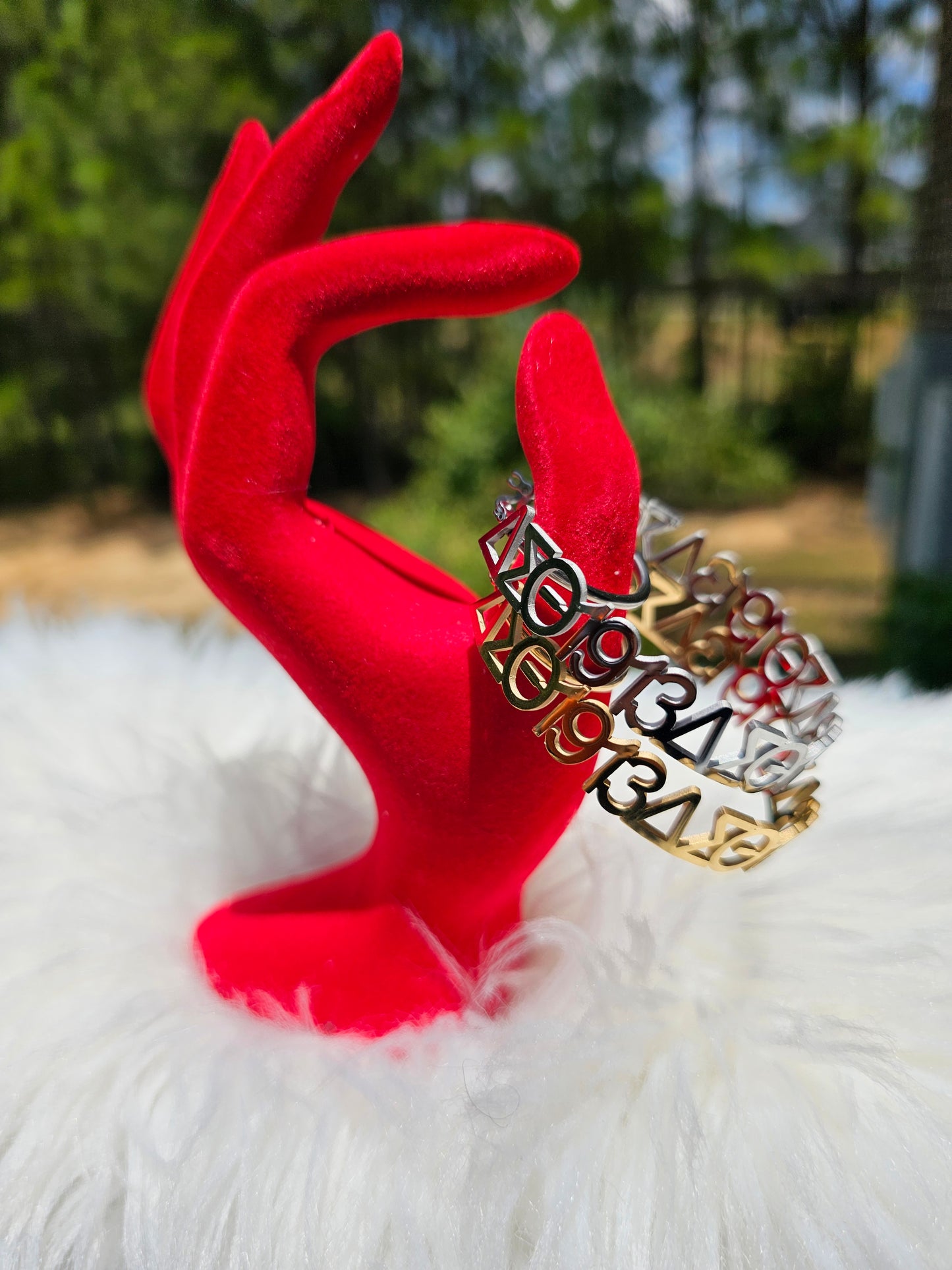 Delta Sigma Theta Greek Letter 1913 Sorority Earrings