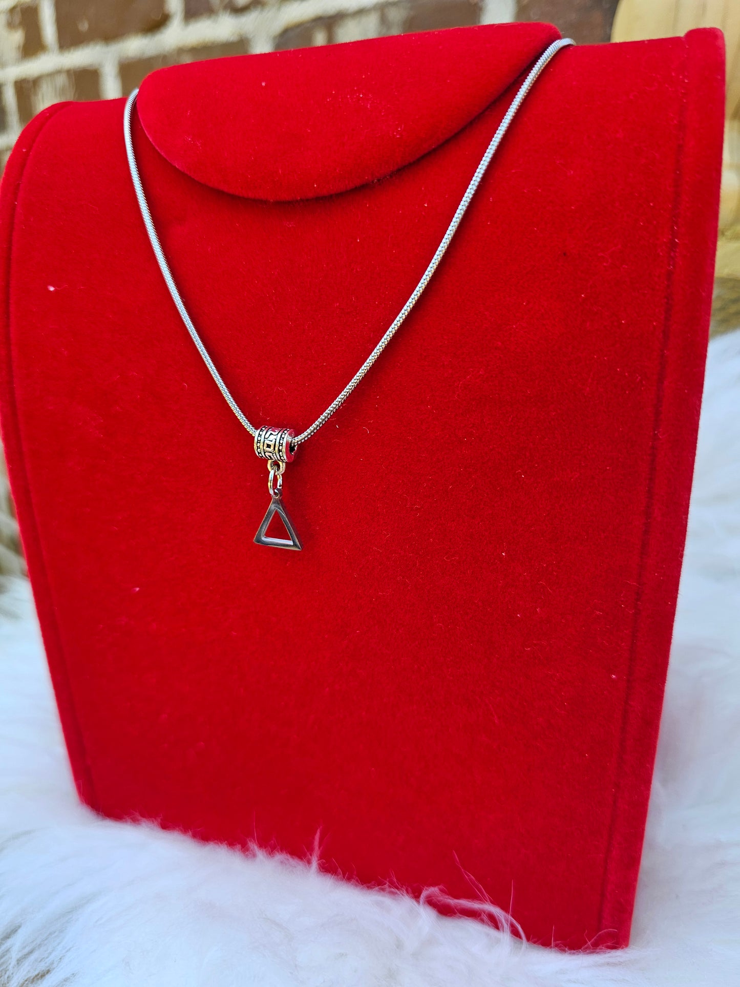 Delta Sigma Theta Sorority Necklace Available in Silver and Gold