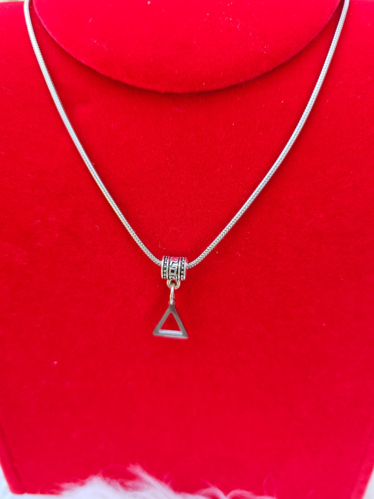 Delta Sigma Theta Sorority Necklace Available in Silver and Gold