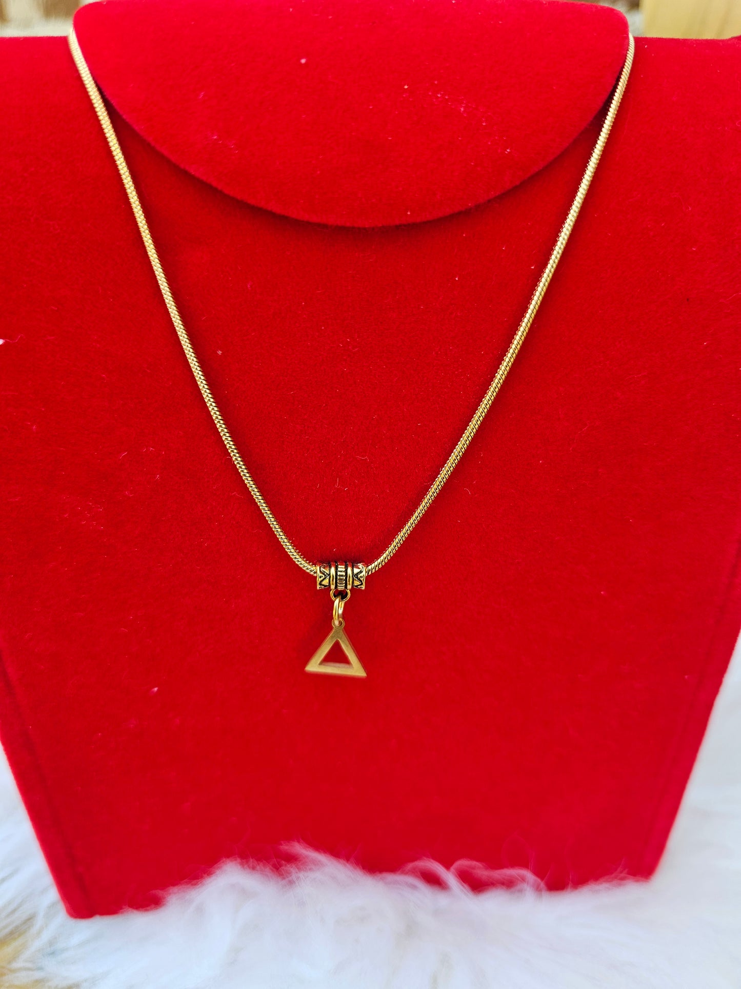 Delta Sigma Theta Sorority Necklace Available in Silver and Gold