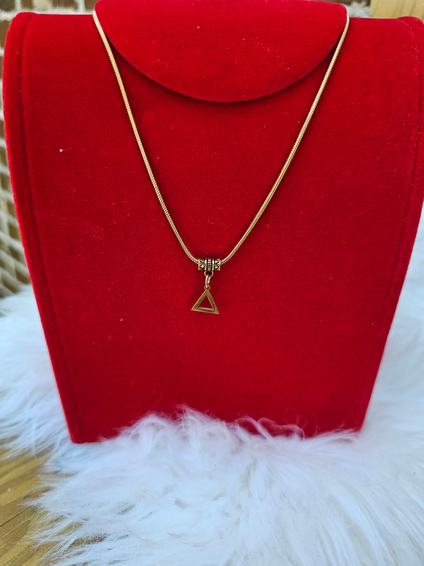 Delta Sigma Theta Sorority Necklace Available in Silver and Gold