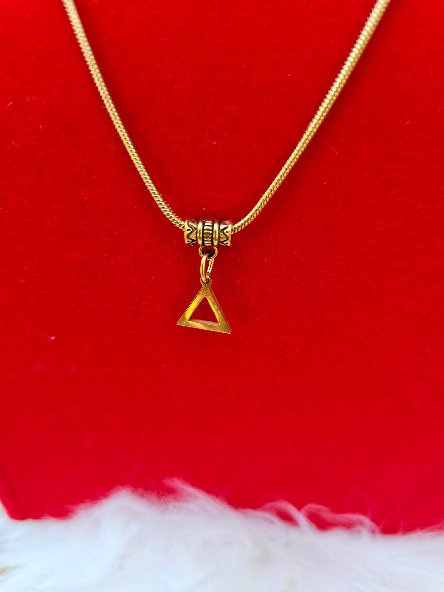 Delta Sigma Theta Sorority Necklace Available in Silver and Gold