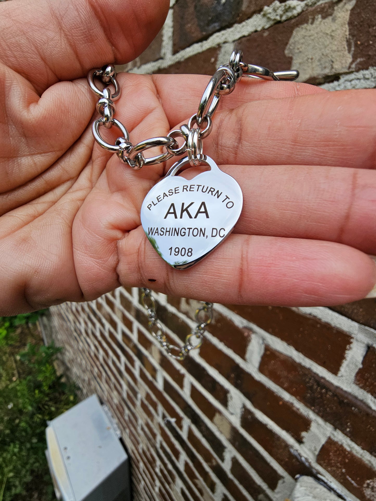 Tiffany Inspired AKA Sorority Necklaces Available In Silver