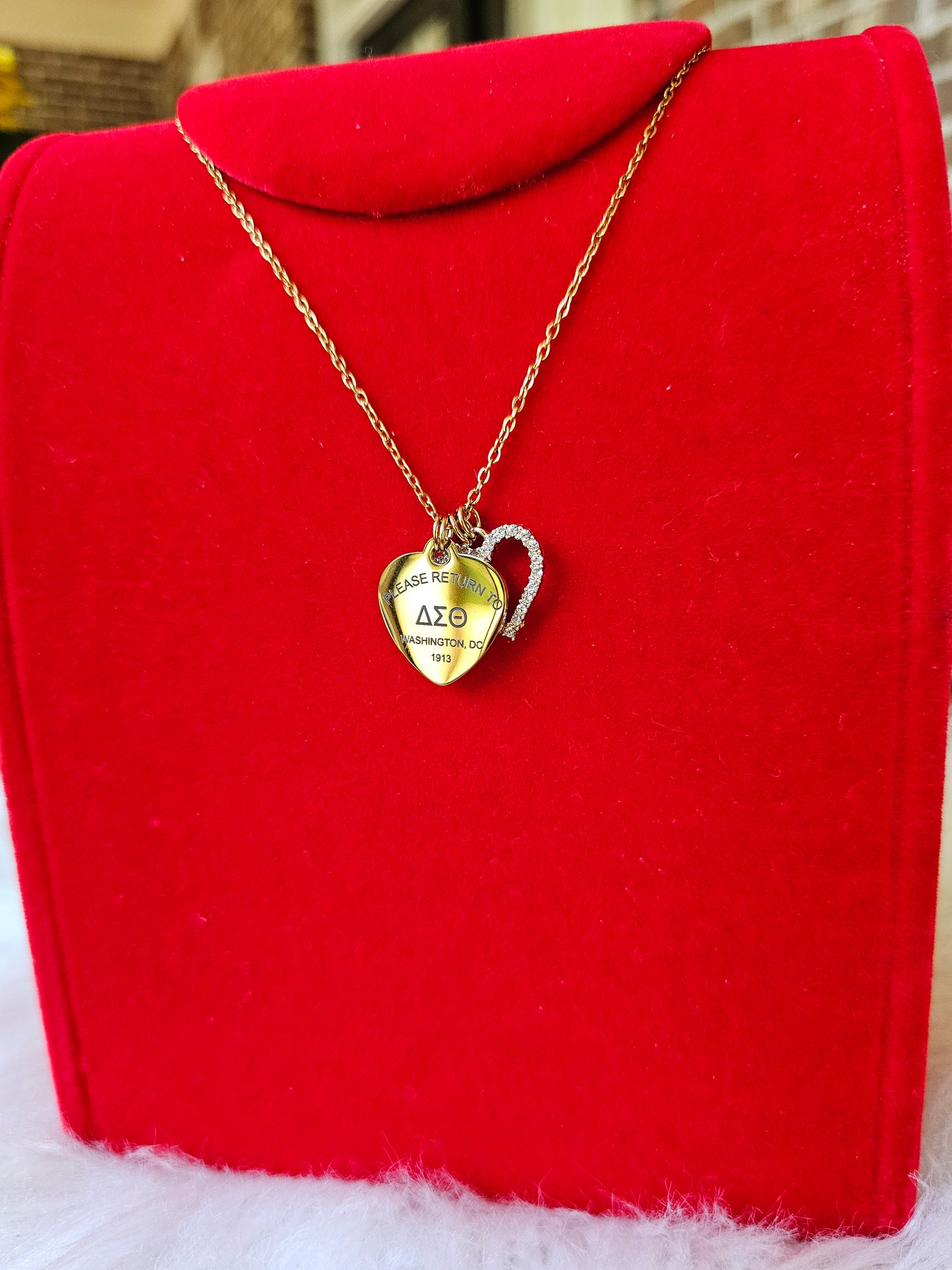 Tiffany Inspired Delta Sigma Theta Sorority Necklaces