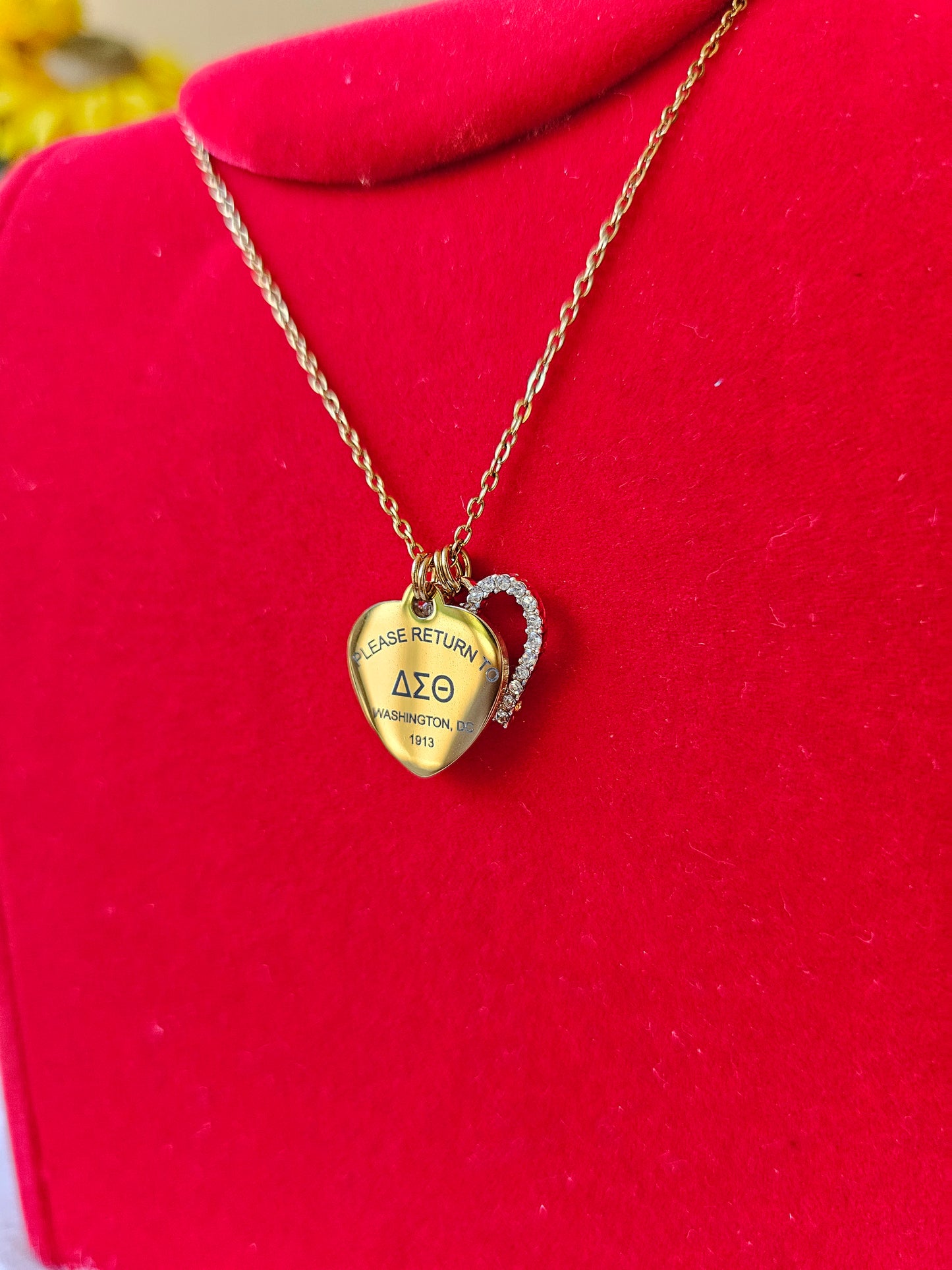Tiffany Inspired Delta Sigma Theta Sorority Necklaces
