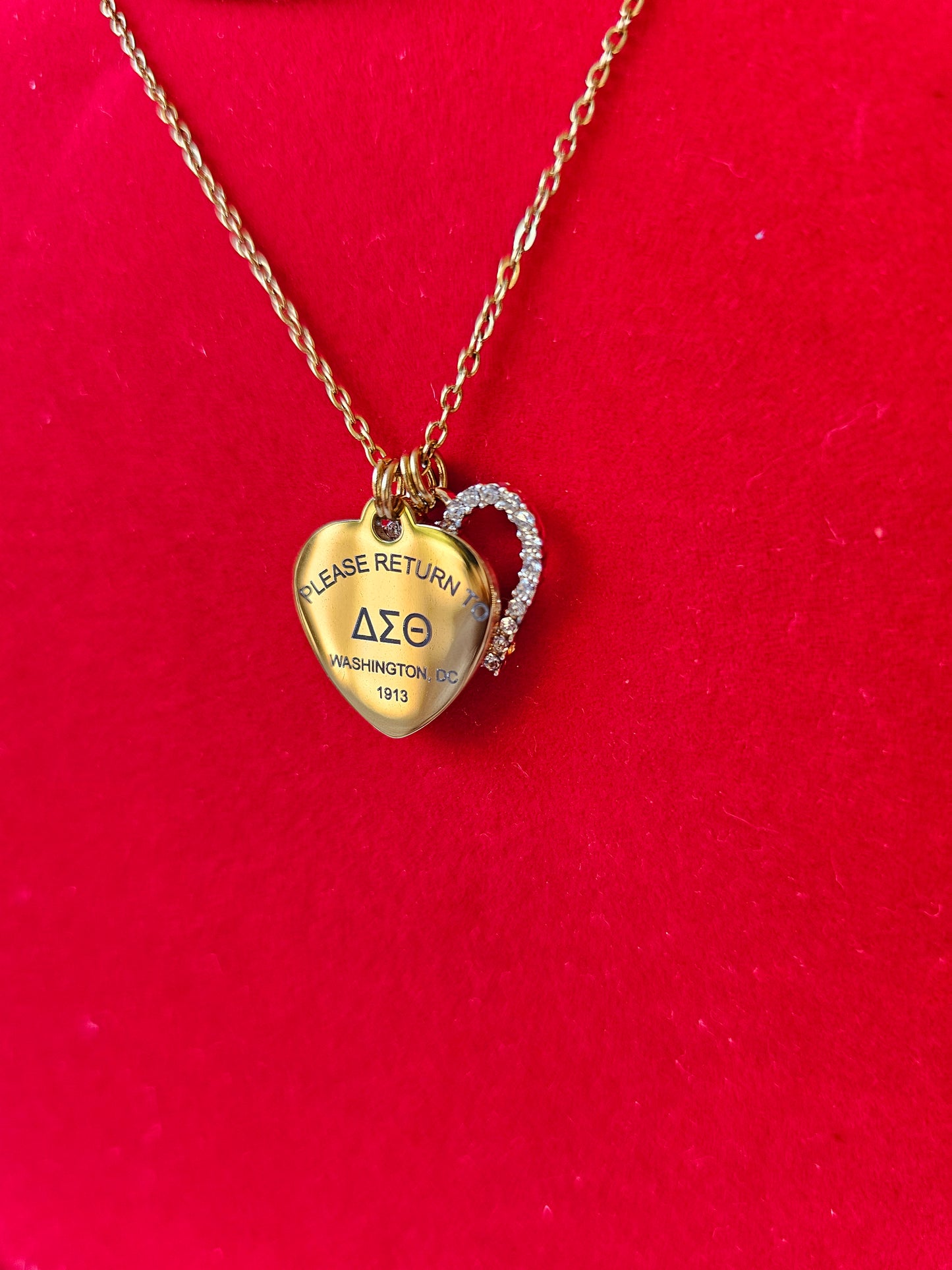 Tiffany Inspired Delta Sigma Theta Sorority Necklaces