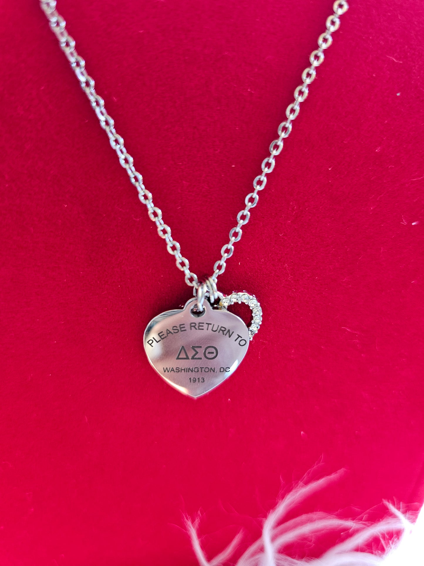 Tiffany Inspired Delta Sigma Theta Sorority Necklaces