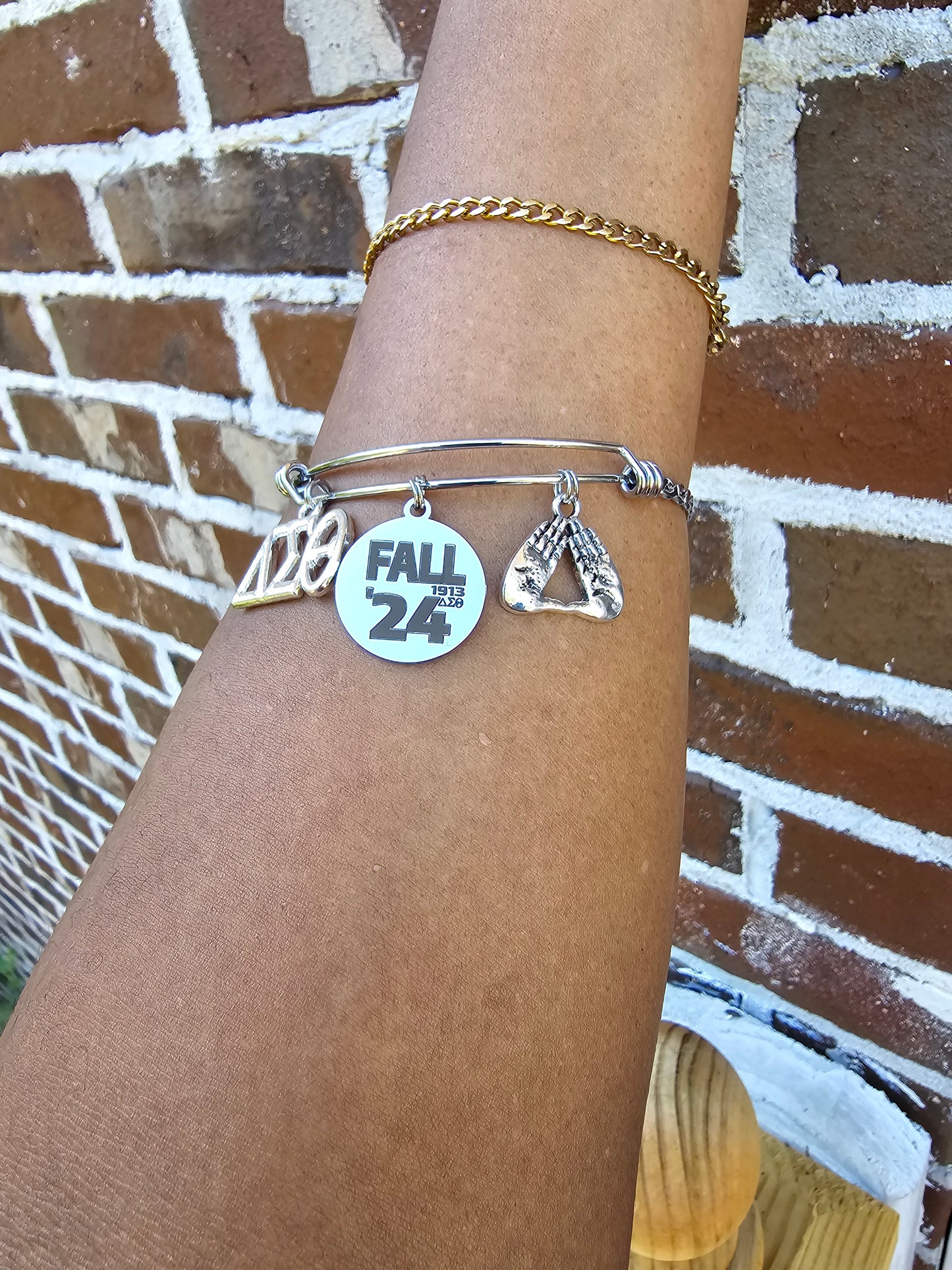 Delta Sigma Theta Fall 2024 Charm Bracelet