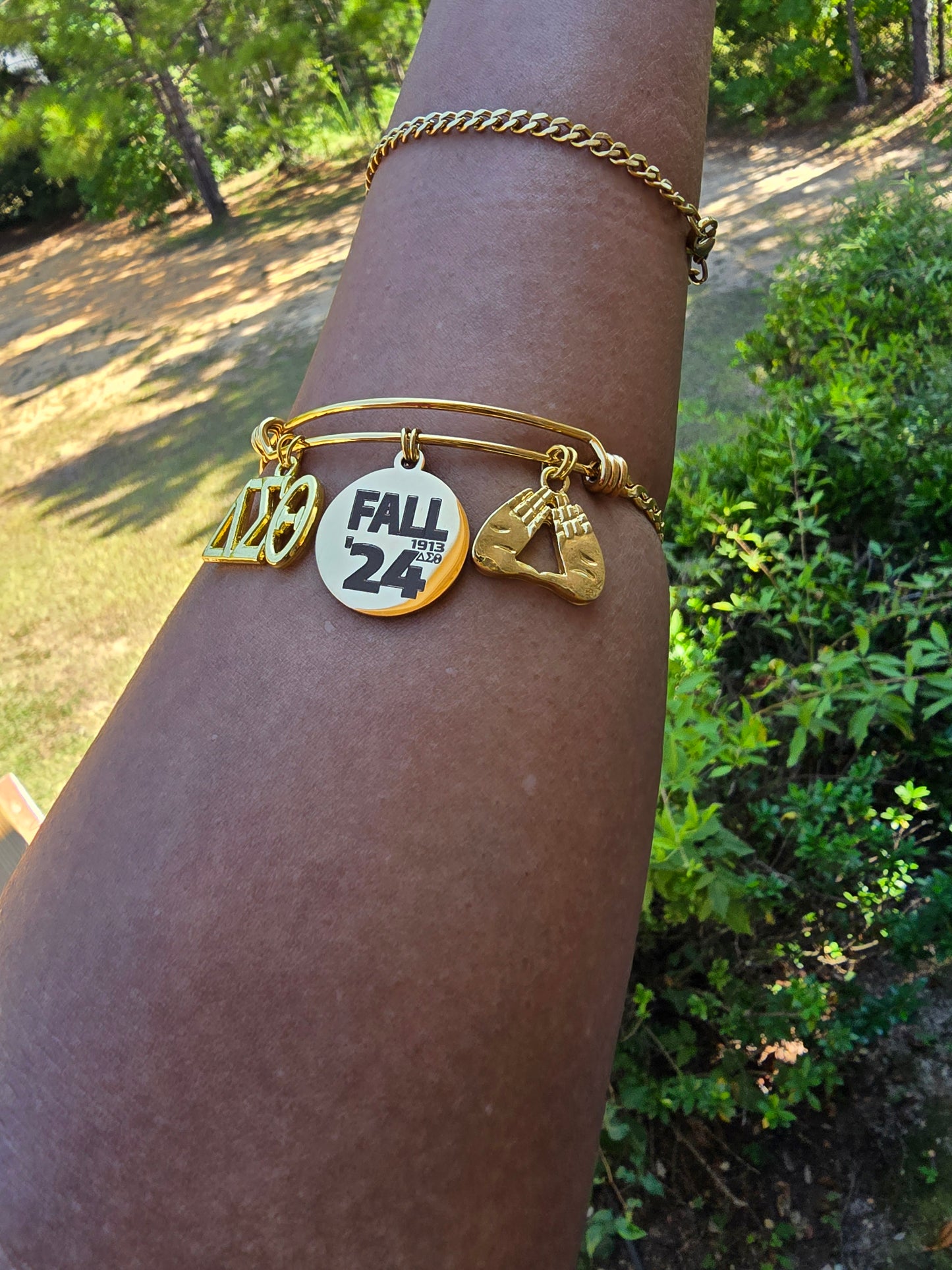 Delta Sigma Theta Fall 2024 Charm Bracelet