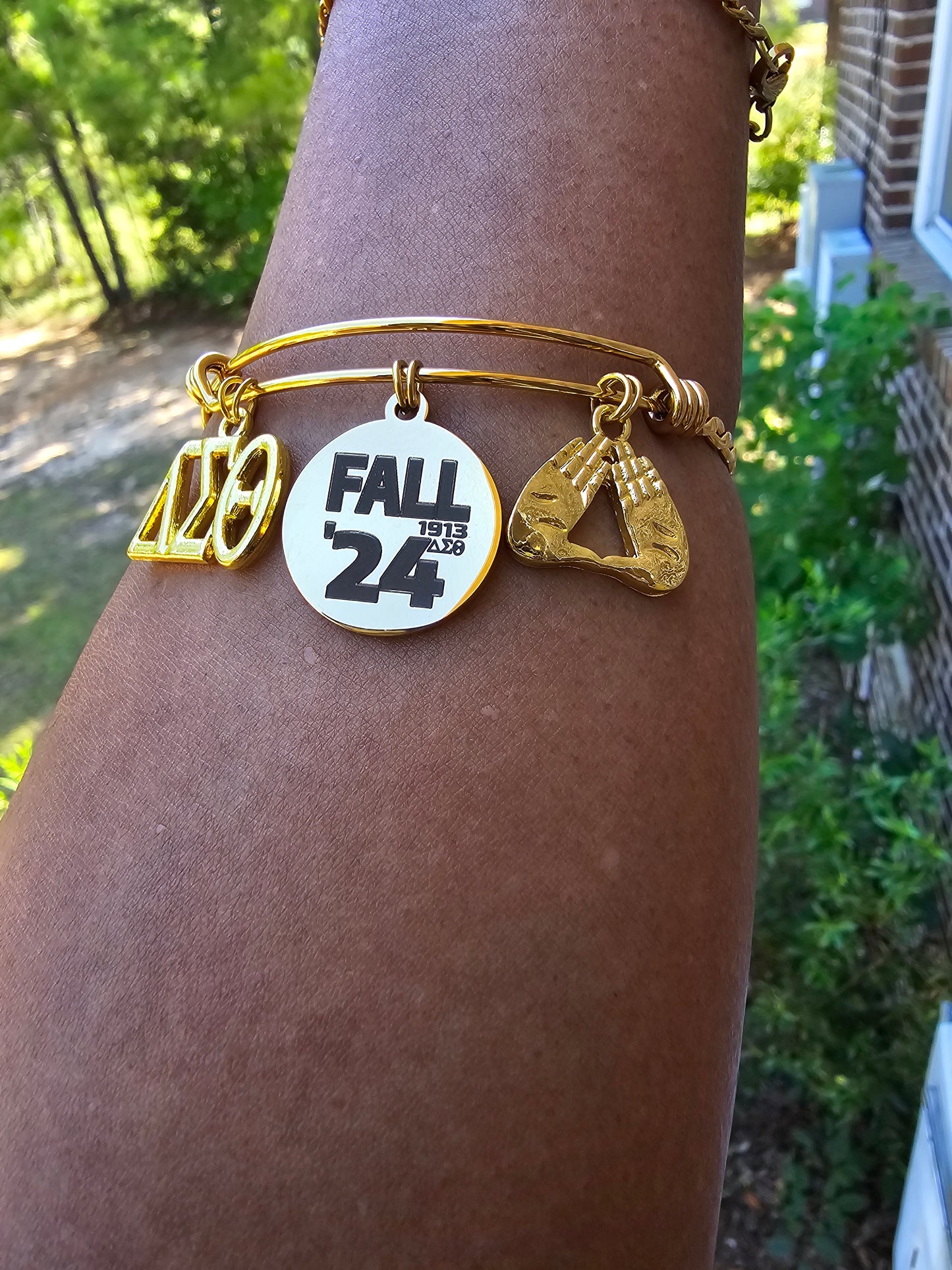 Delta Sigma Theta Fall 2024 Charm Bracelet