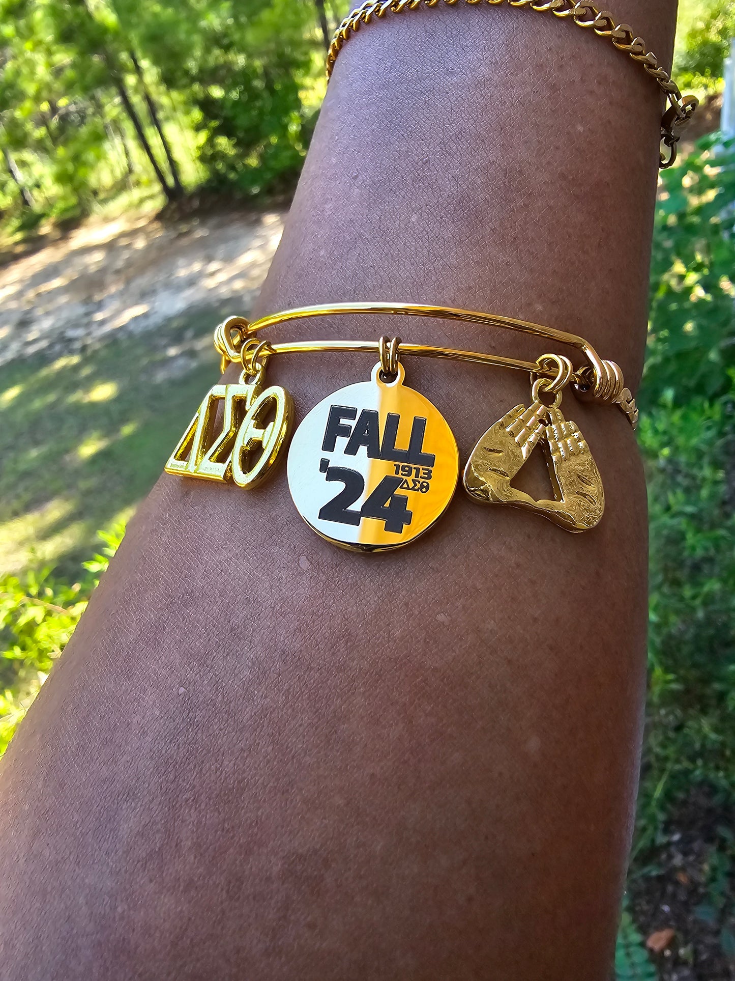 Delta Sigma Theta Fall 2024 Charm Bracelet