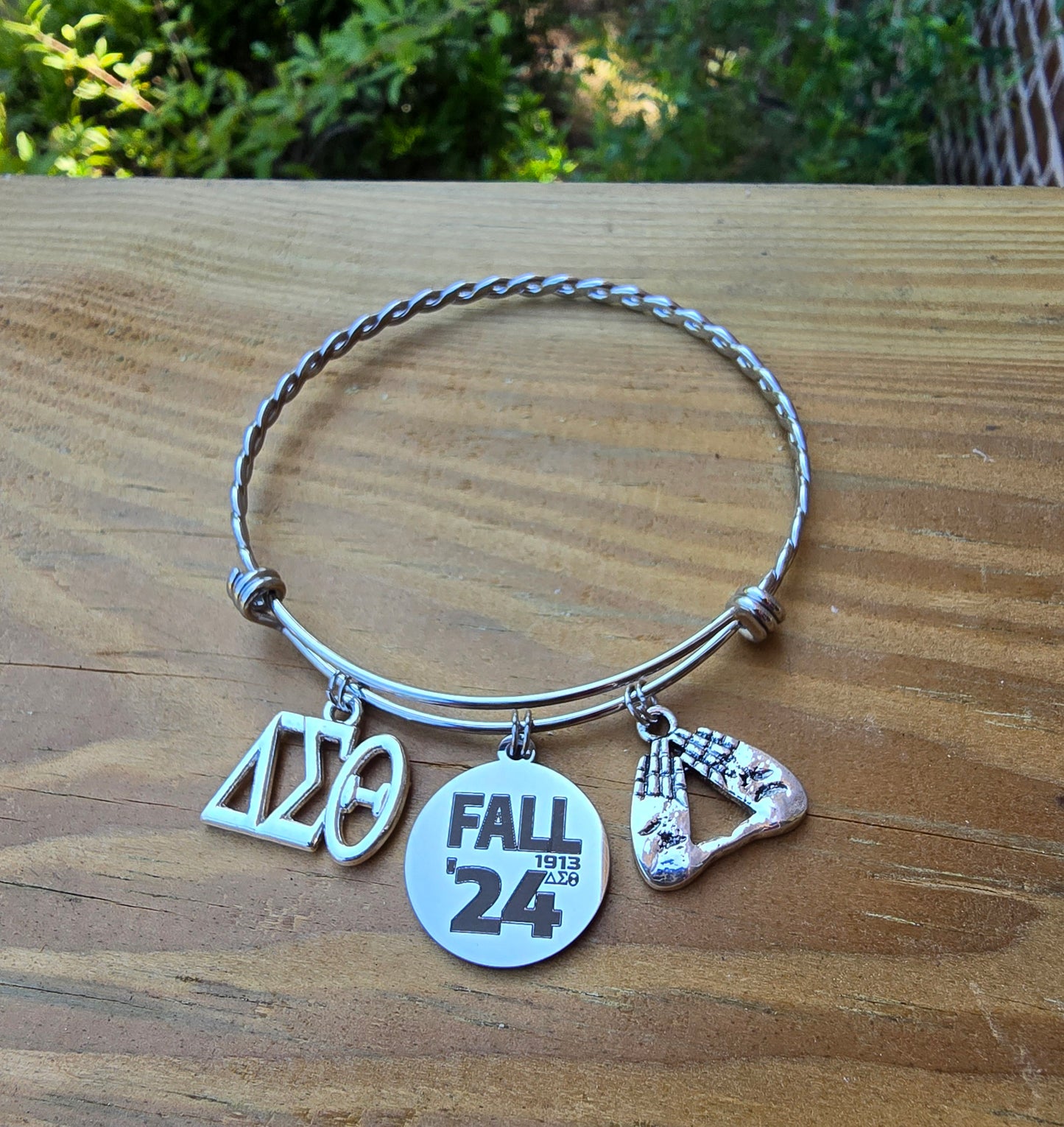Delta Sigma Theta Fall 2024 Charm Bracelet