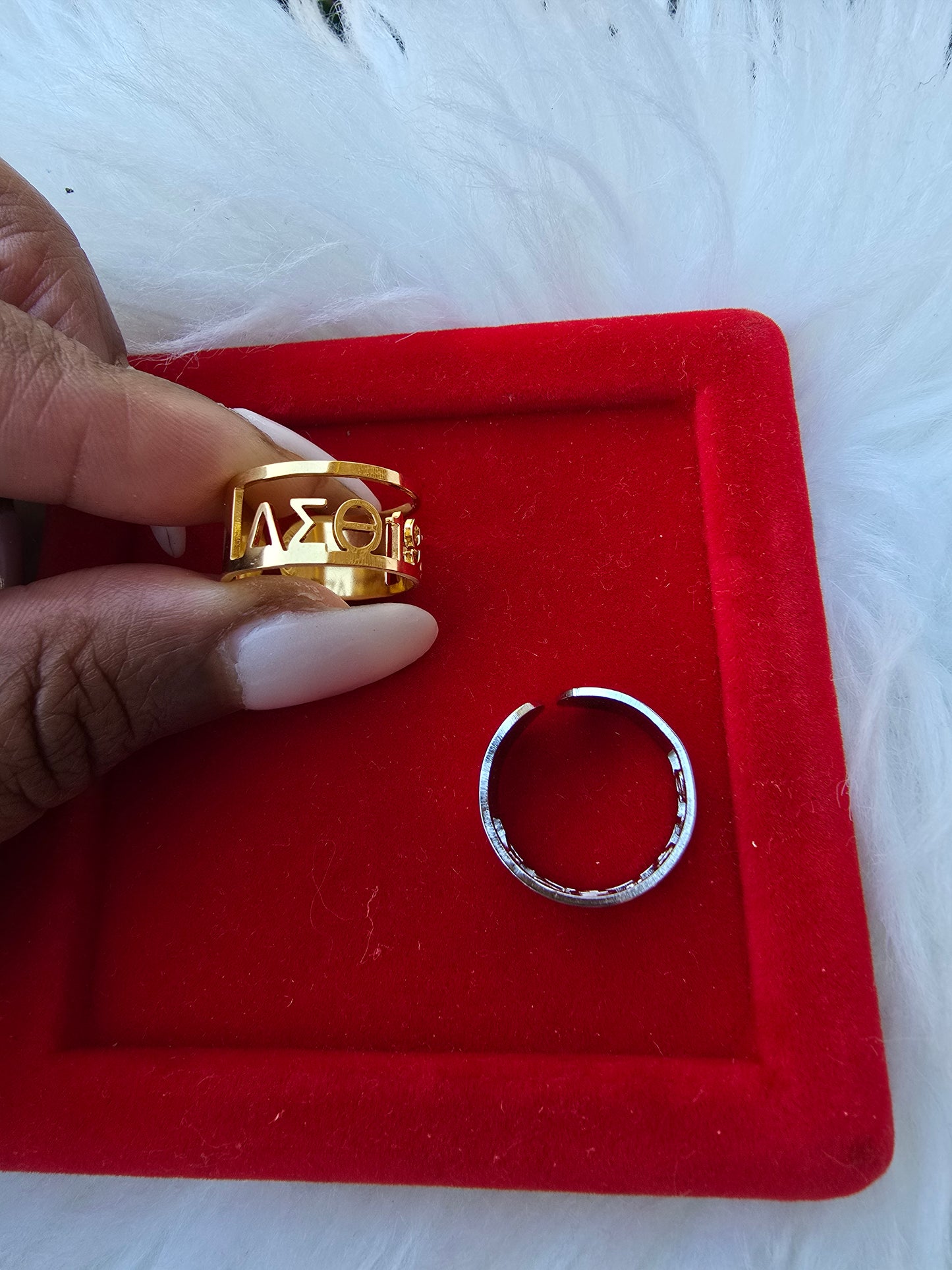 ΔΣΘ 1913 Adjustable Ring - DST Ring - Delta Ring - Sorority Jewelry - 1913 Ring - Sorority Ring