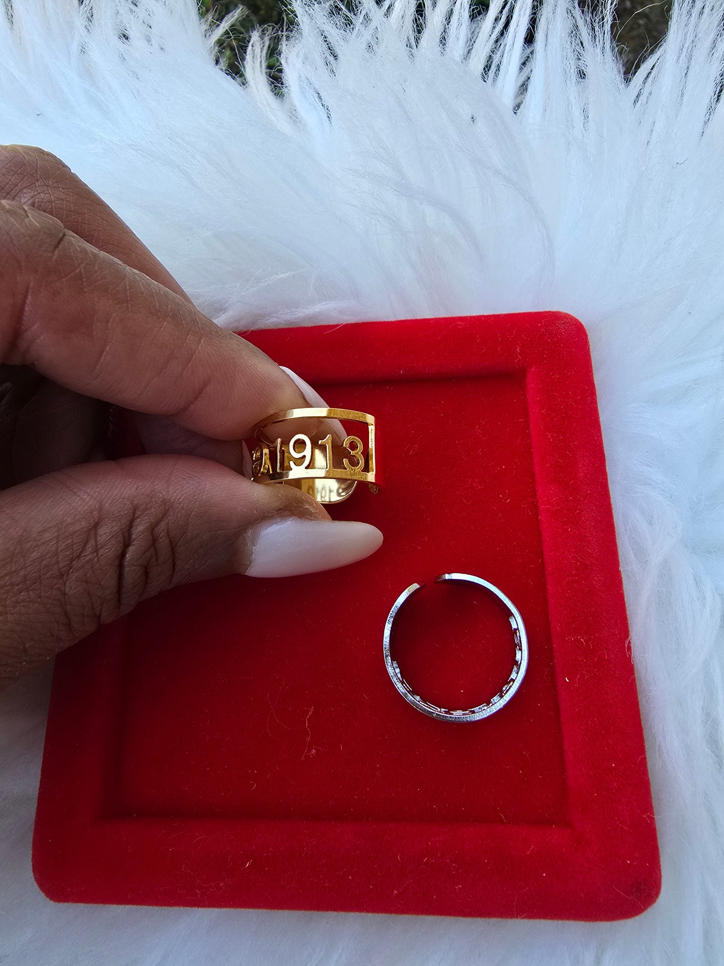 ΔΣΘ 1913 Adjustable Ring - DST Ring - Delta Ring - Sorority Jewelry - 1913 Ring - Sorority Ring
