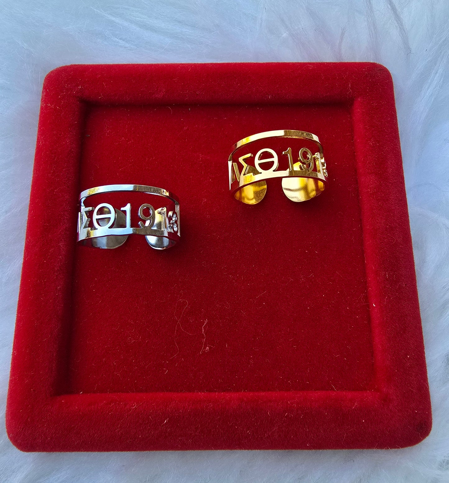 ΔΣΘ 1913 Adjustable Ring - DST Ring - Delta Ring - Sorority Jewelry - 1913 Ring - Sorority Ring