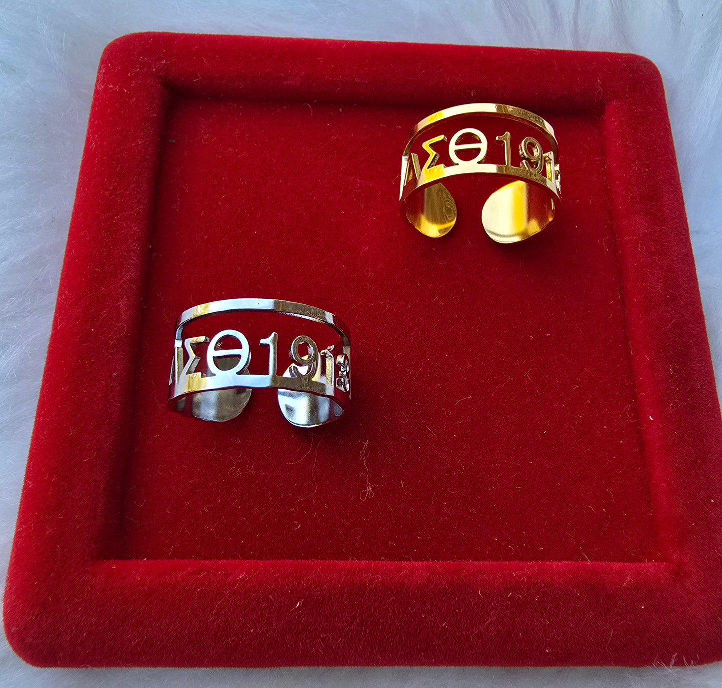ΔΣΘ 1913 Adjustable Ring - DST Ring - Delta Ring - Sorority Jewelry - 1913 Ring - Sorority Ring
