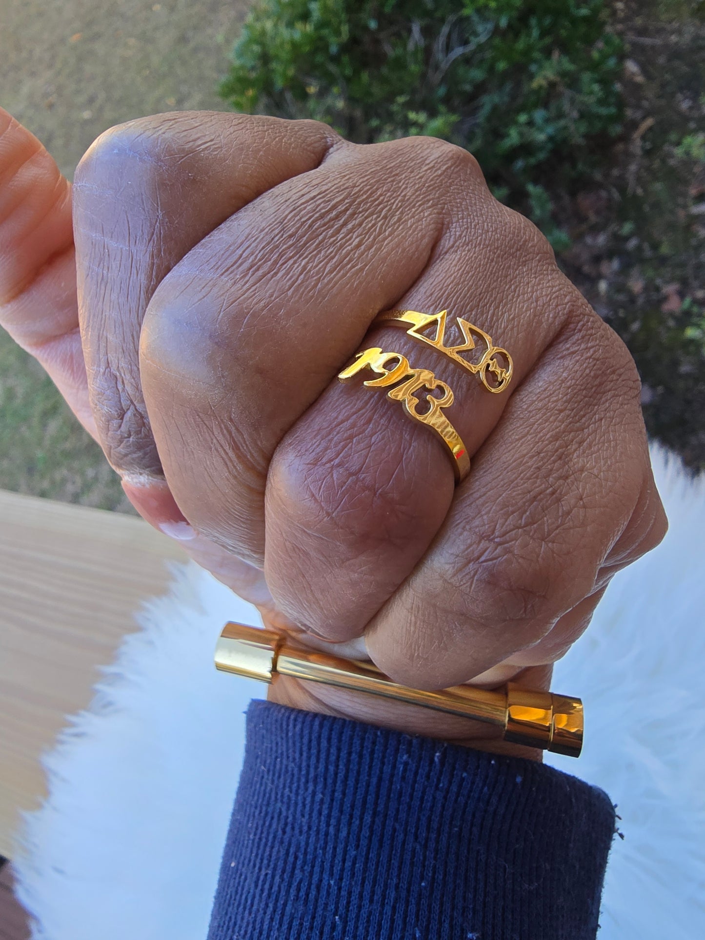 ΔΣΘ 1913 Adjustable Ring - DST Ring - Delta Ring - Sorority Jewelry - 1913 Ring - Sorority Ring
