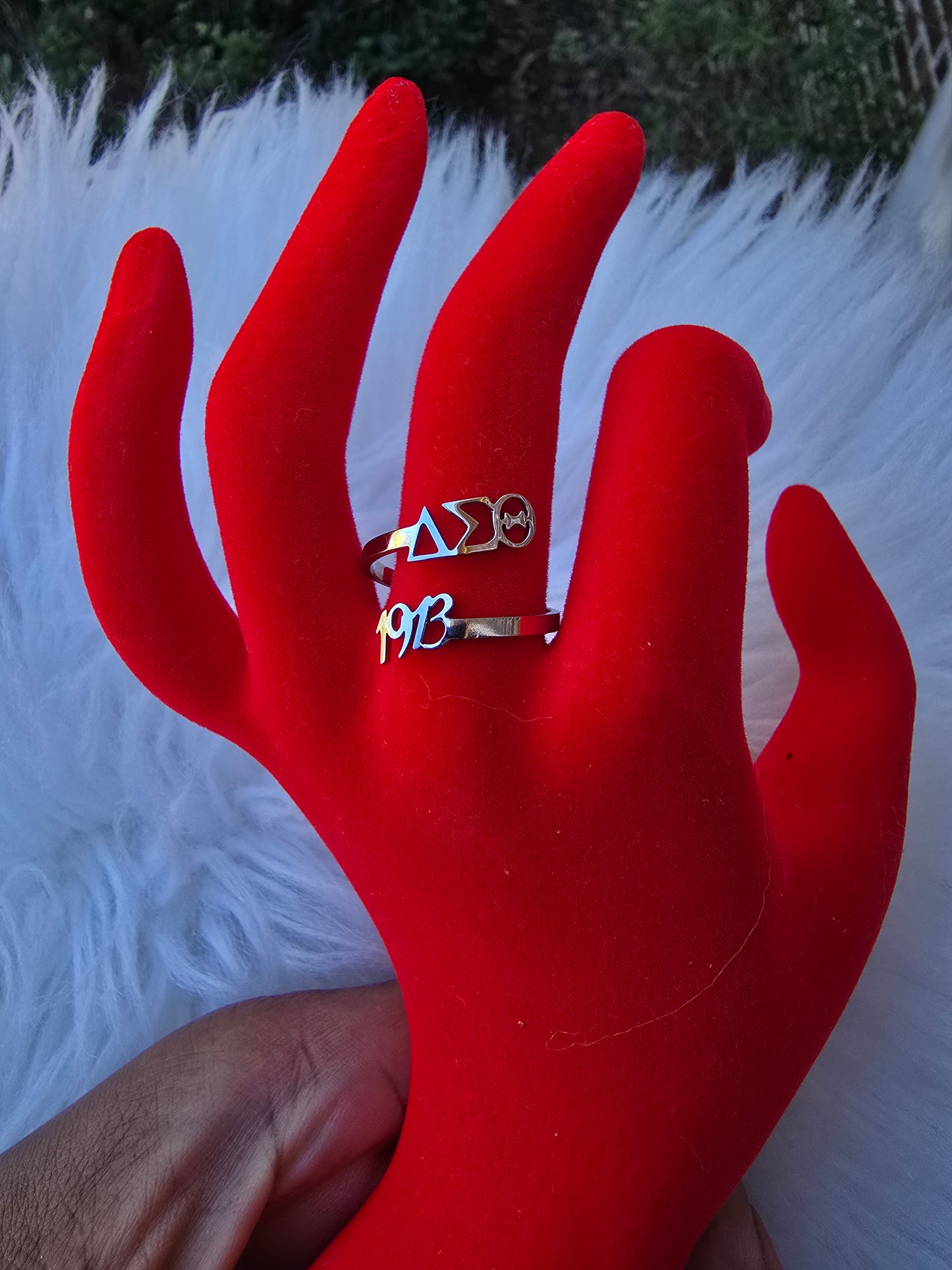 ΔΣΘ 1913 Adjustable Ring - DST Ring - Delta Ring - Sorority Jewelry - 1913 Ring - Sorority Ring