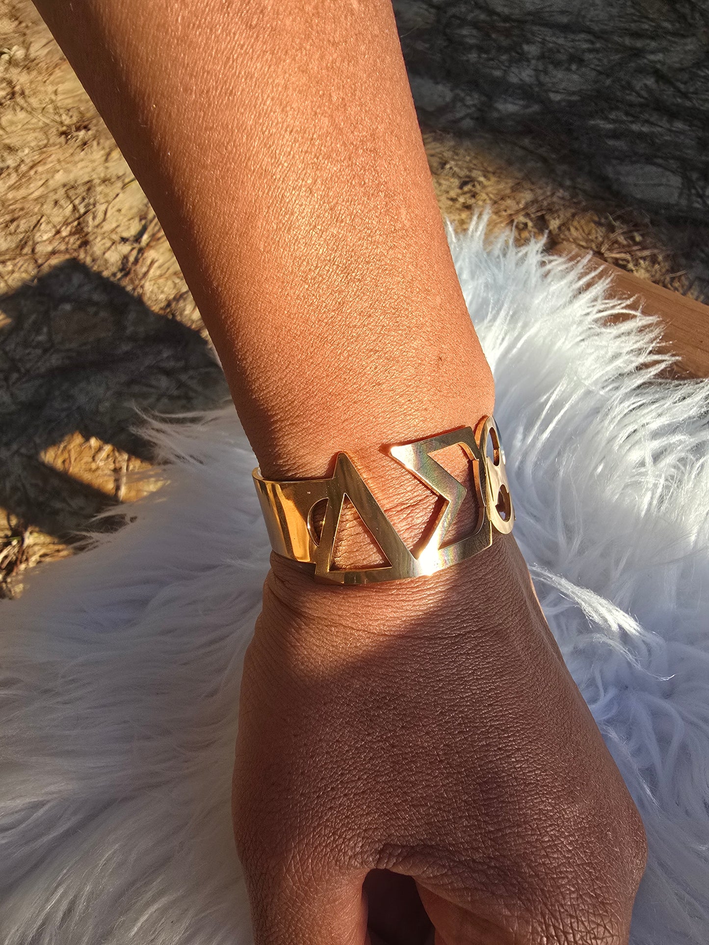 Delta Sigma Theta 1913 Sorority Cuff Bracelet