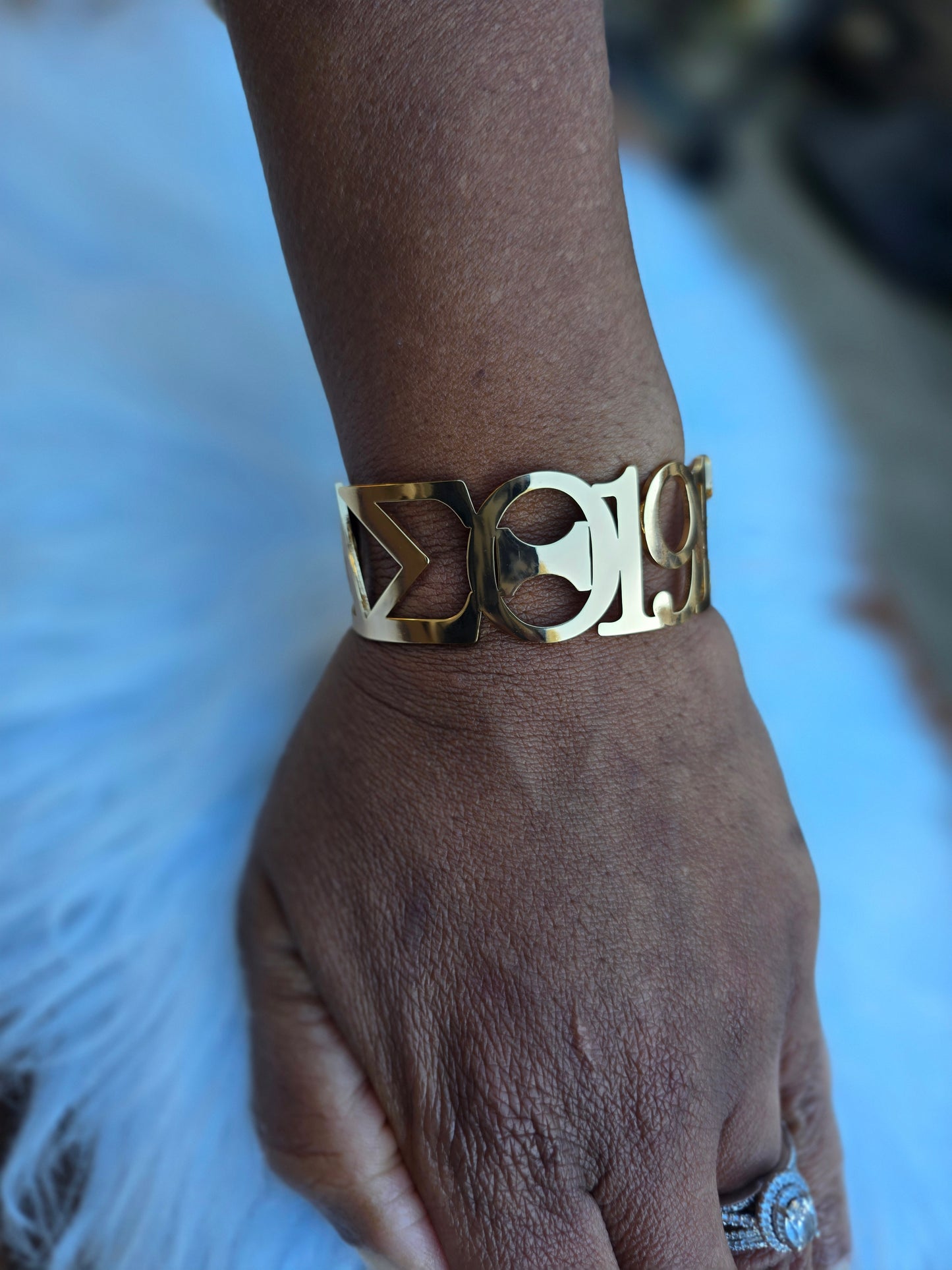 Delta Sigma Theta 1913 Sorority Cuff Bracelet