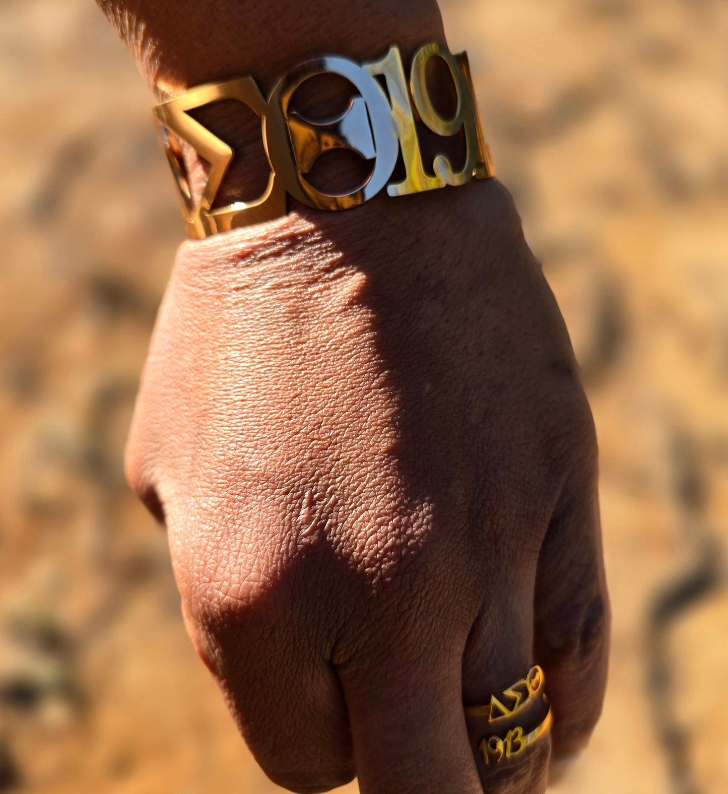 Delta Sigma Theta 1913 Sorority Cuff Bracelet