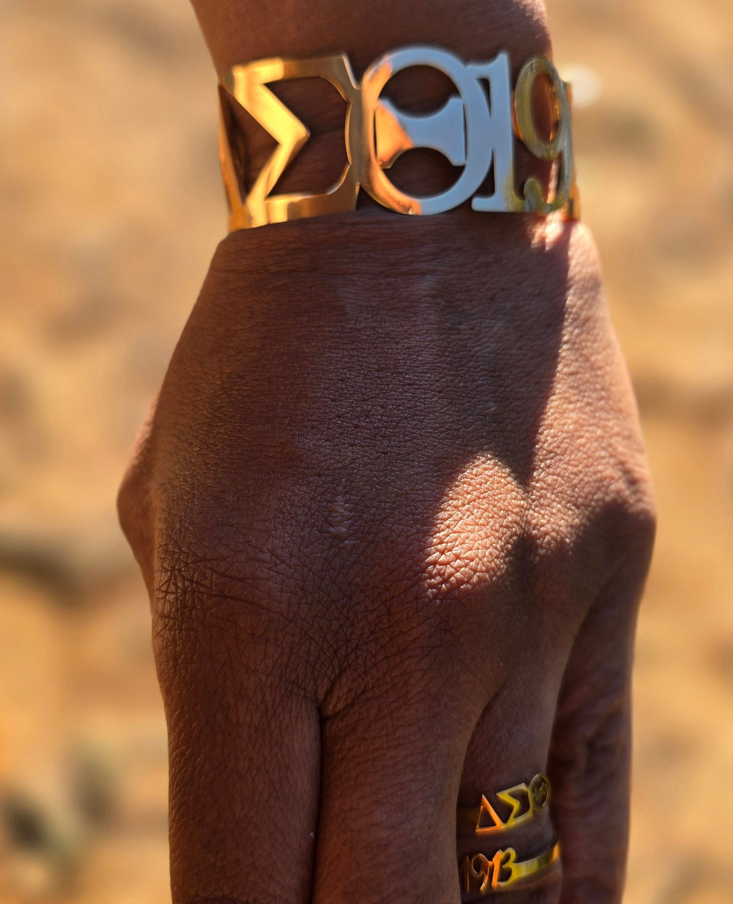 Delta Sigma Theta 1913 Sorority Cuff Bracelet