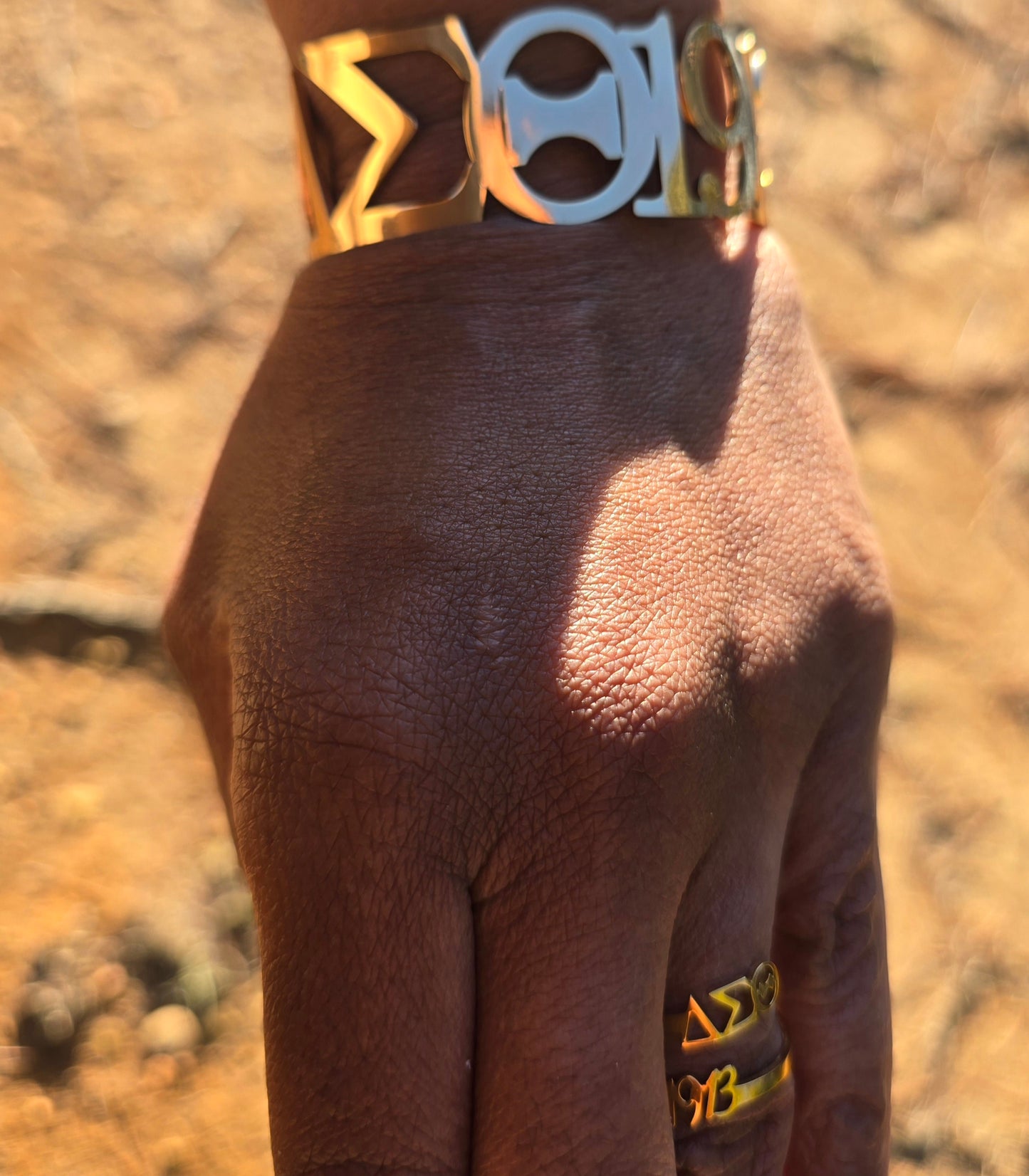 Delta Sigma Theta 1913 Sorority Cuff Bracelet