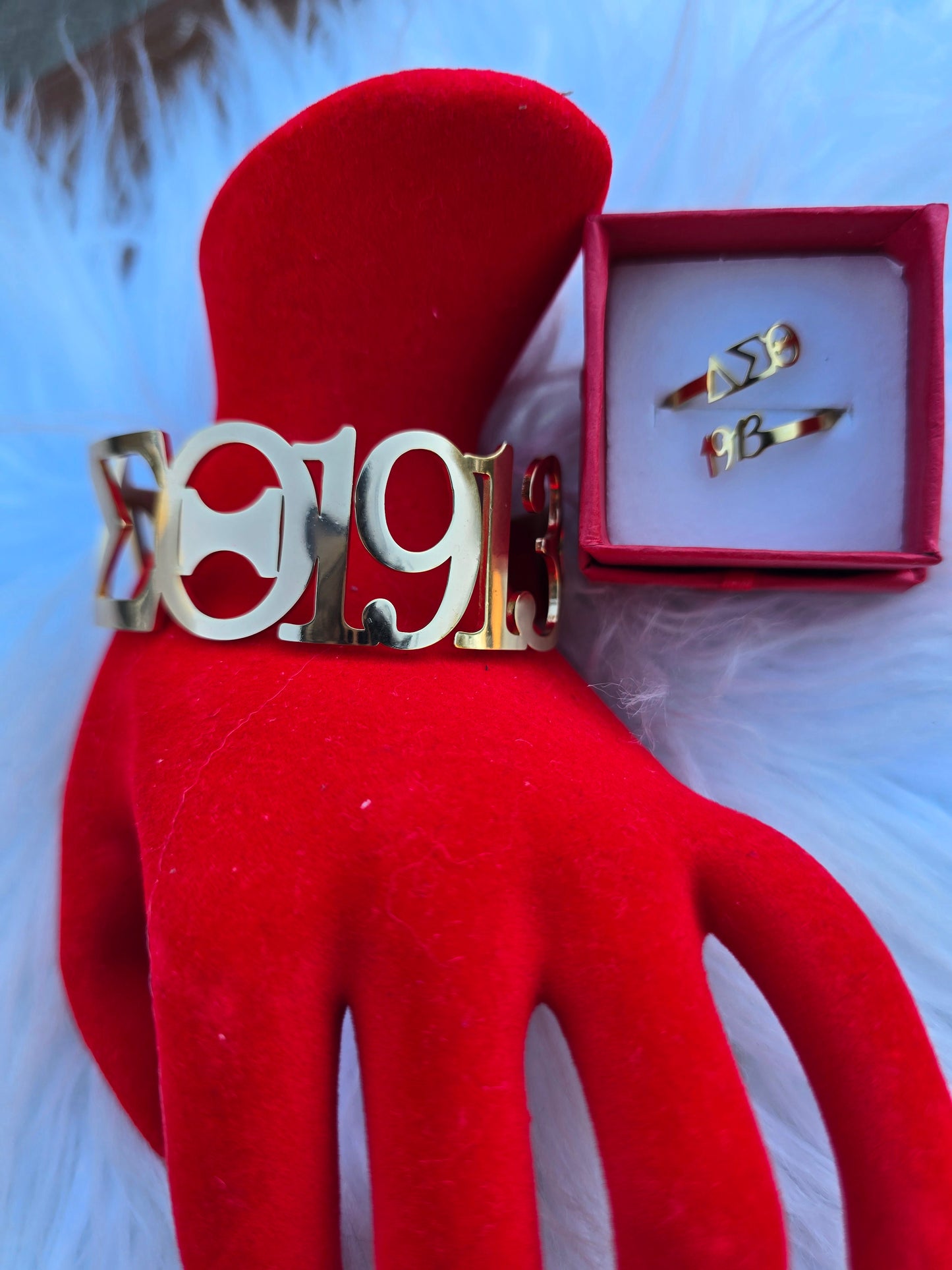 Delta Sigma Theta 1913 Sorority Cuff Bracelet