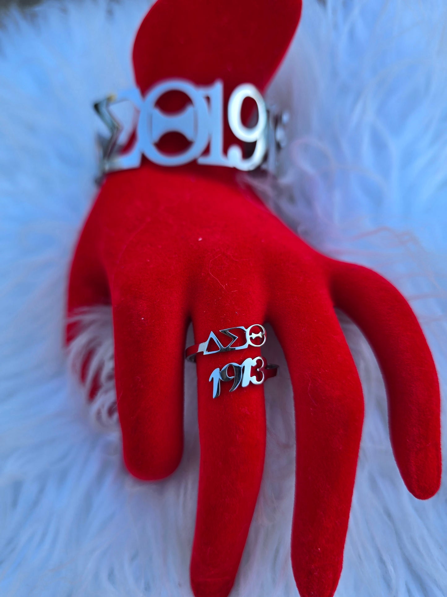 Delta Sigma Theta 1913 Sorority Cuff Bracelet