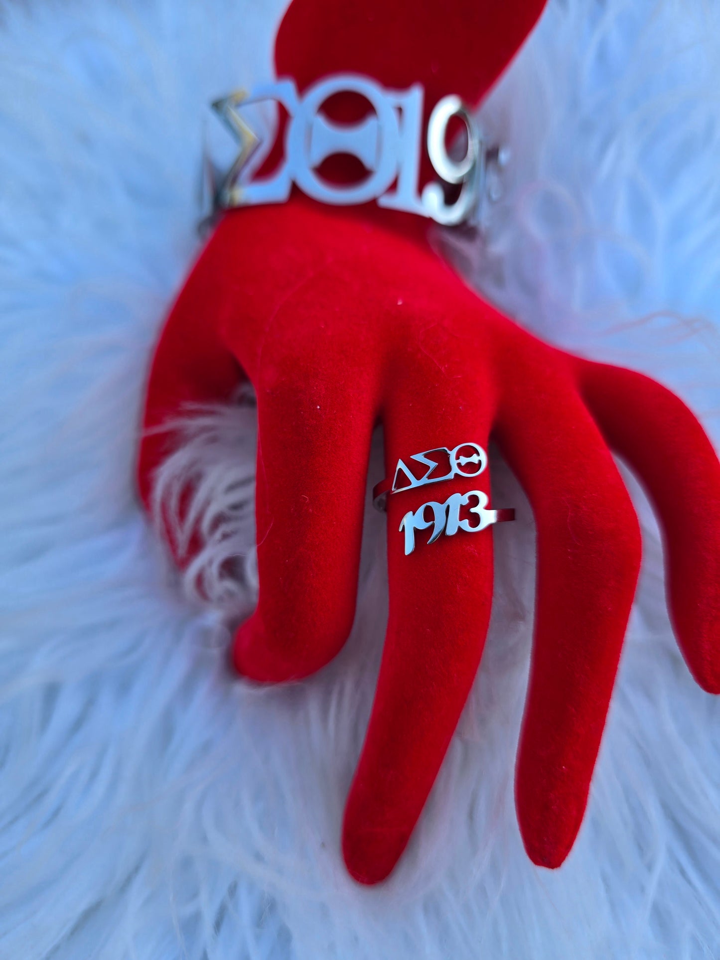 Delta Sigma Theta 1913 Sorority Cuff Bracelet