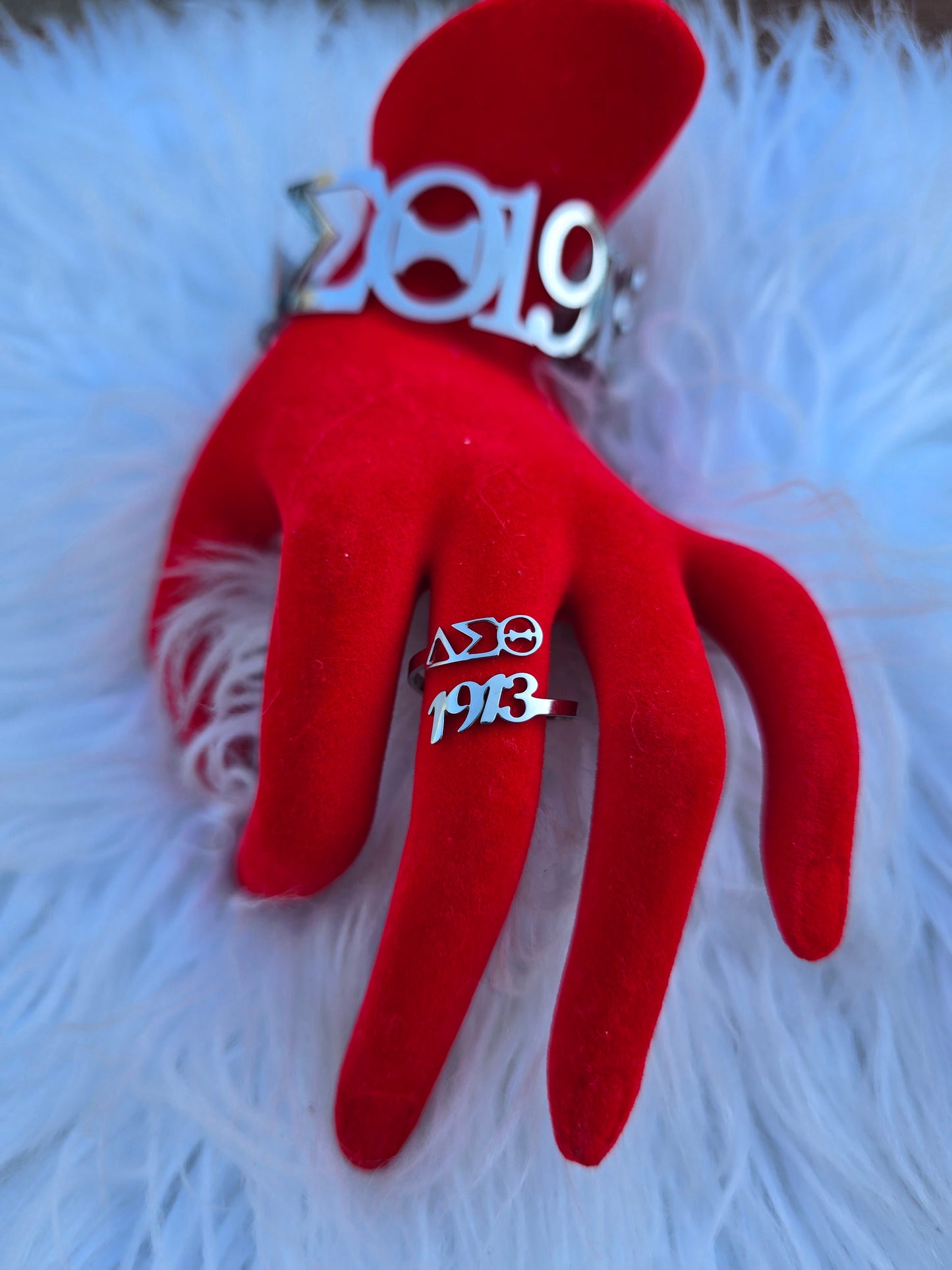 Delta Sigma Theta 1913 Sorority Cuff Bracelet